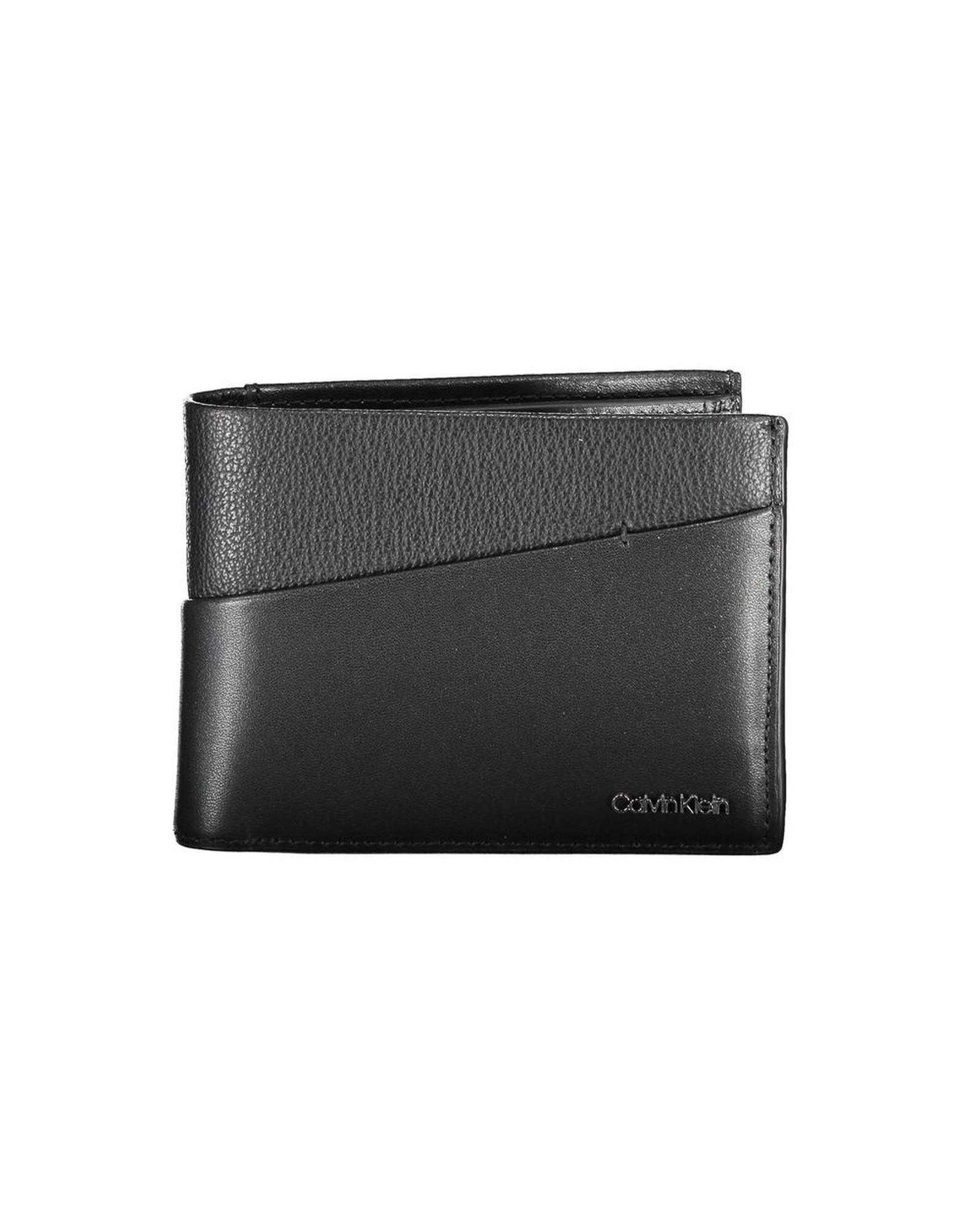 V539-CA-26236-202506160702-00 Calvin Klein Men's Black Leather Wallet - One Size - Image 1
