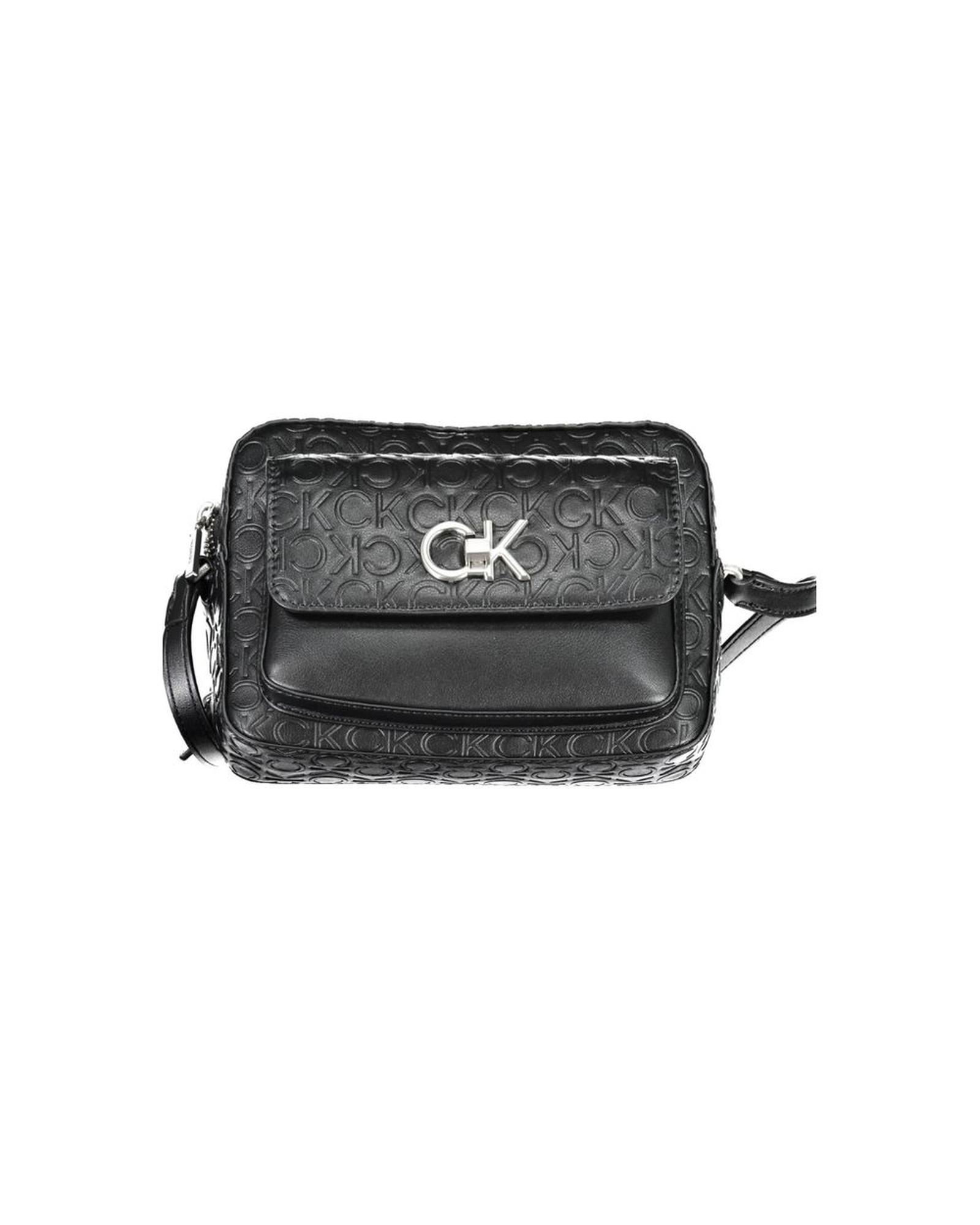 V539-CA-26265-202506160711-00 Calvin Klein Women's Black Polyester Handbag - One Size - Image 1