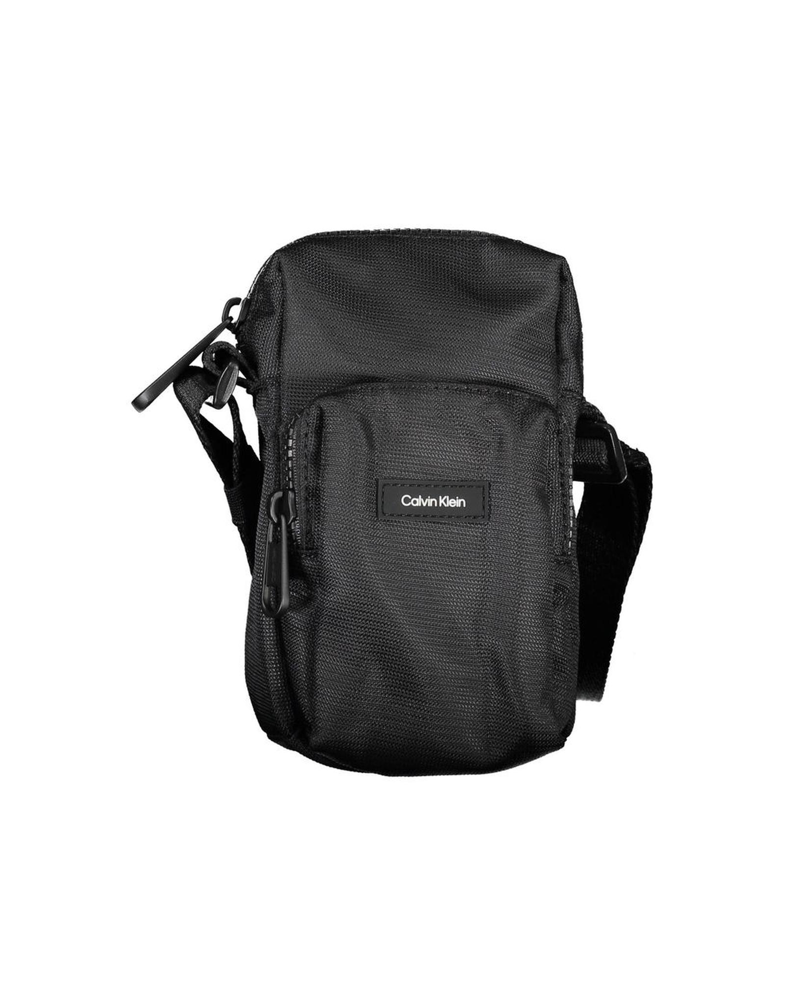 V539-CA-26286-202506160712-00 Calvin Klein Men's Black Polyester Shoulder Bag - One Size - Image 1