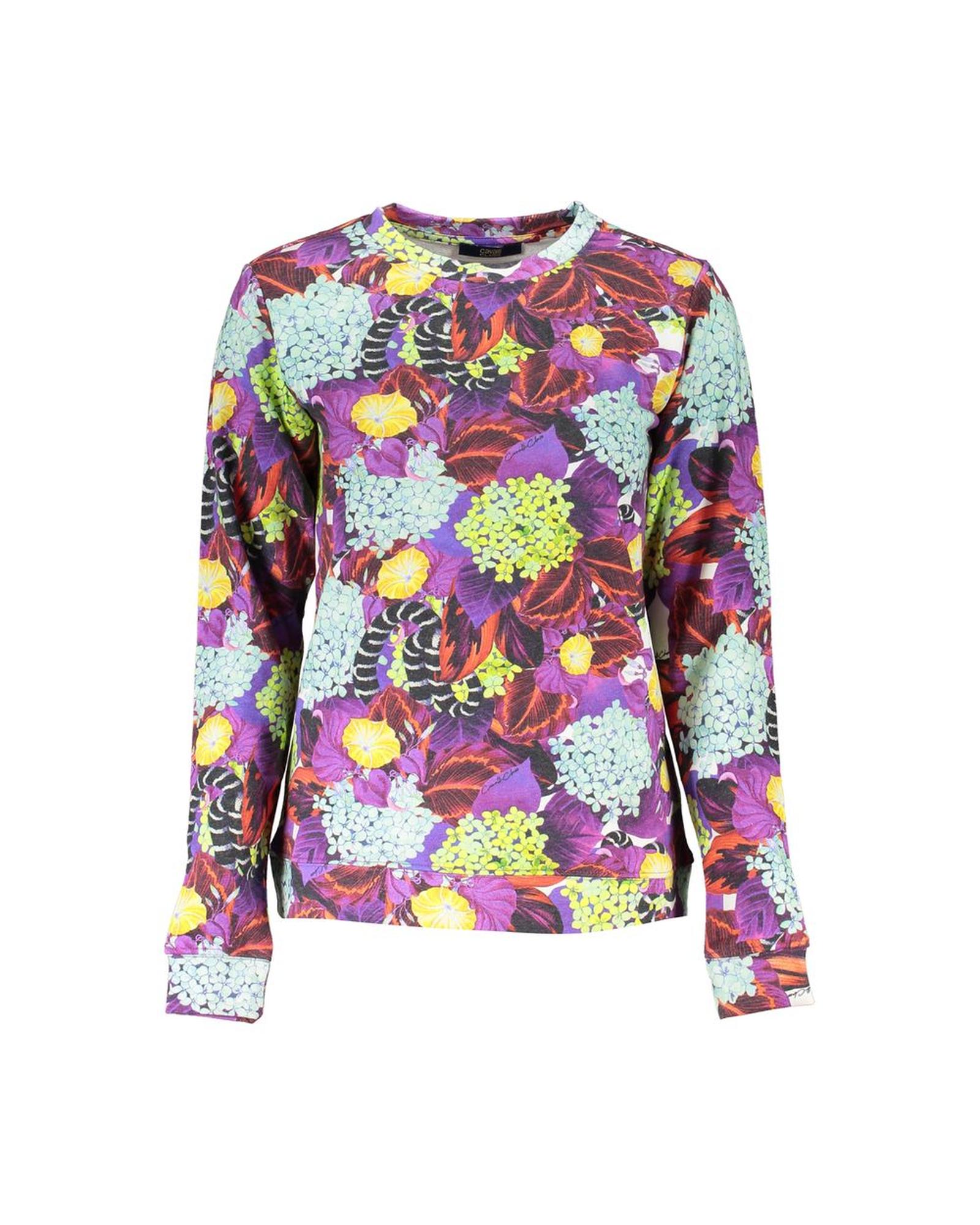 V539-CA-26815-XXL-202506160826-00 Cavalli Class Women's Purple Cotton Sweater - 2XL - Image 1