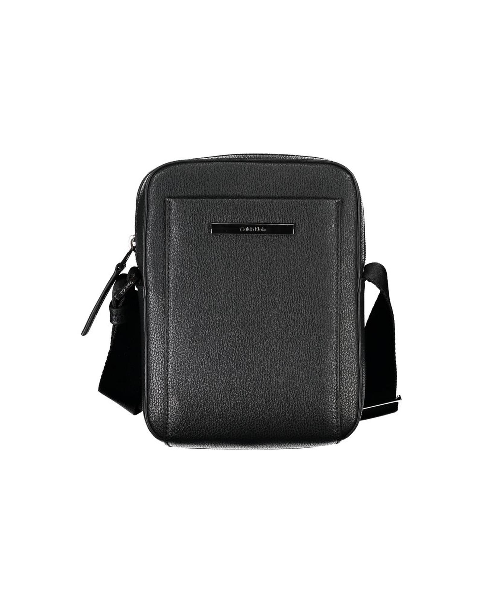 V539-CA-27464-202506160836-00 Calvin Klein Men's Black Polyester Shoulder Bag - One Size - Image 1