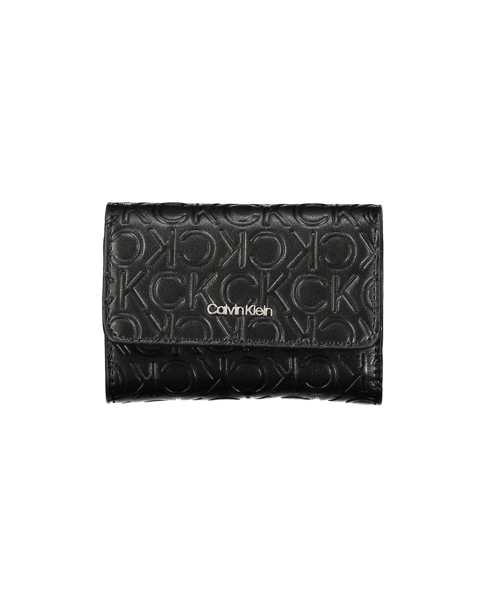 V539-CA-27467-202506160837-00 Calvin Klein Women's Black Polyester Wallet - One Size - Image 1