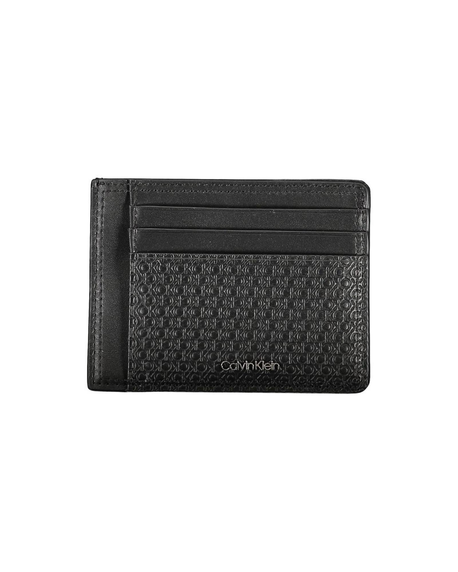 V539-CA-27468-202506160840-00 Calvin Klein Men's Black Leather Wallet - One Size - Image 1