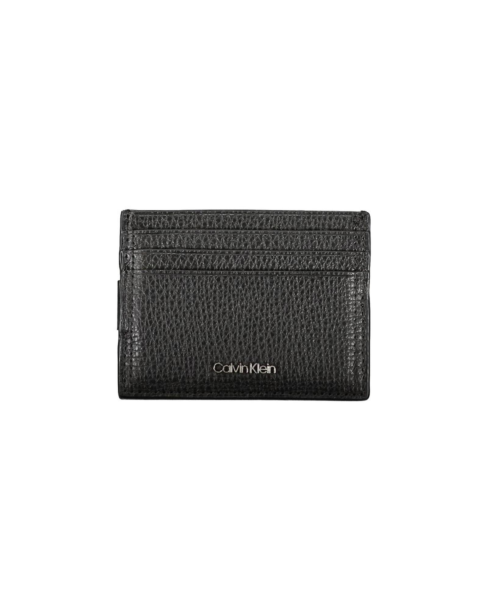 V539-CA-27475-202506160842-00 Calvin Klein Men's Black Leather Wallet - One Size - Image 1