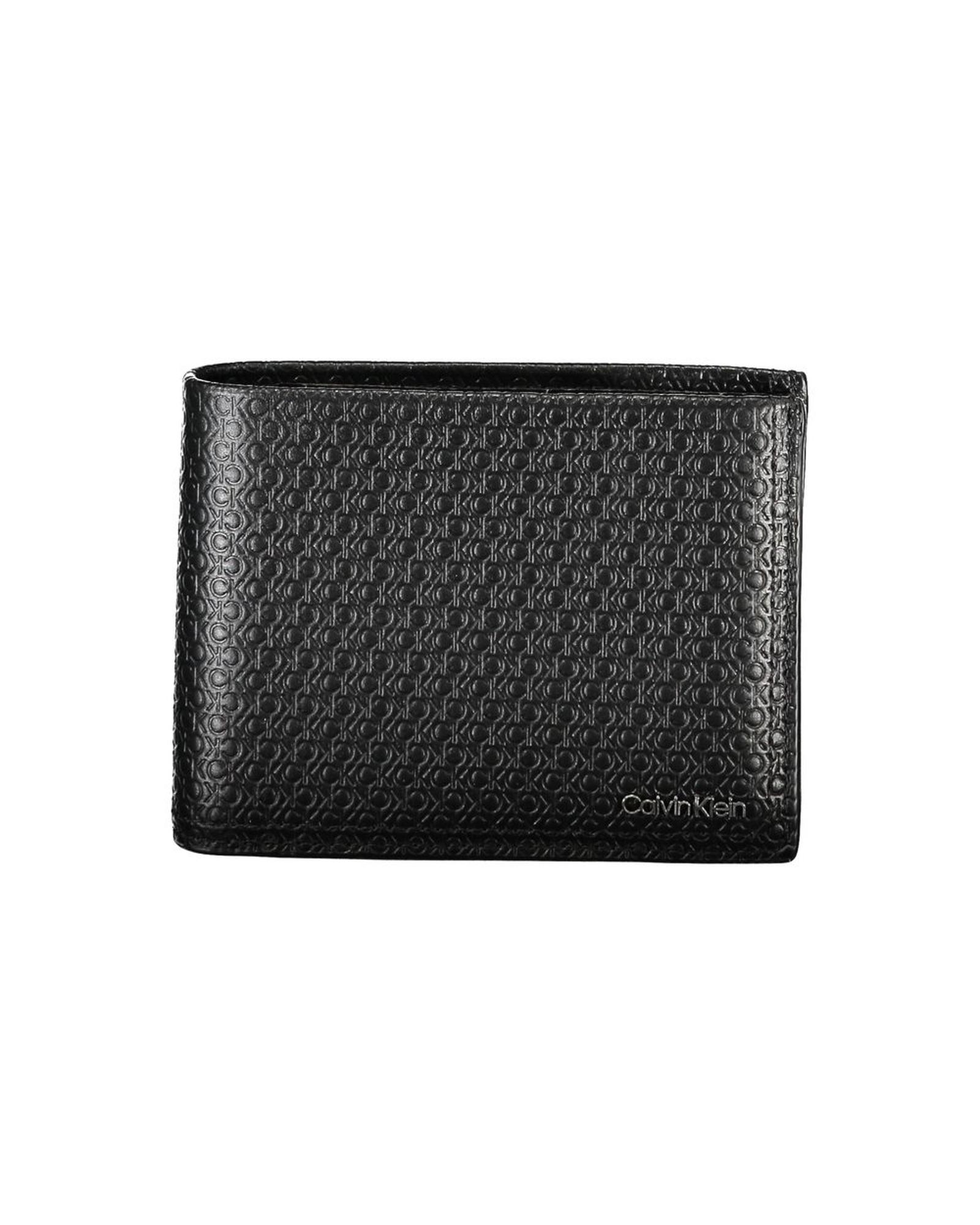 V539-CA-27487-202506160845-00 Calvin Klein Men's Black Leather Wallet - One Size - Image 1