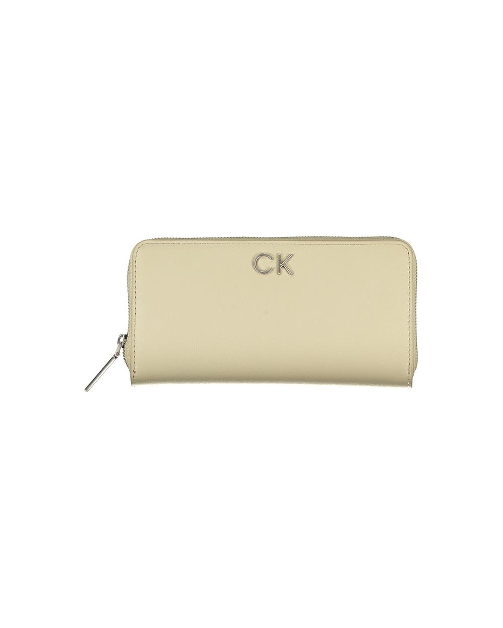 V539-CA-27552-202506160853-00 Calvin Klein Women's Beige Polyester Wallet - One Size - Image 1