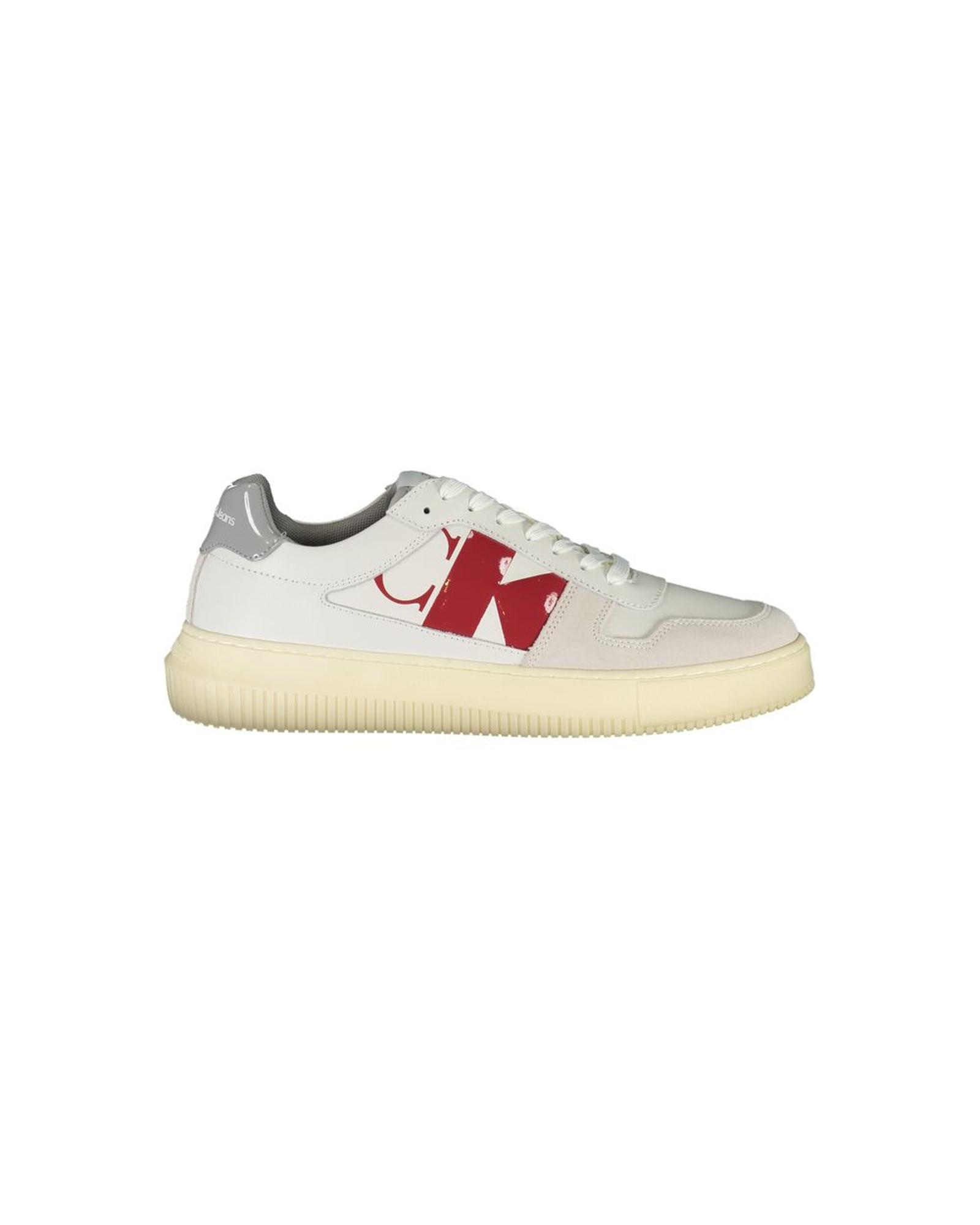 V539-CA-28514-EU45US12-202506160946-00 Calvin Klein Men's White Polyester Sneaker - 45 EU - Image 1