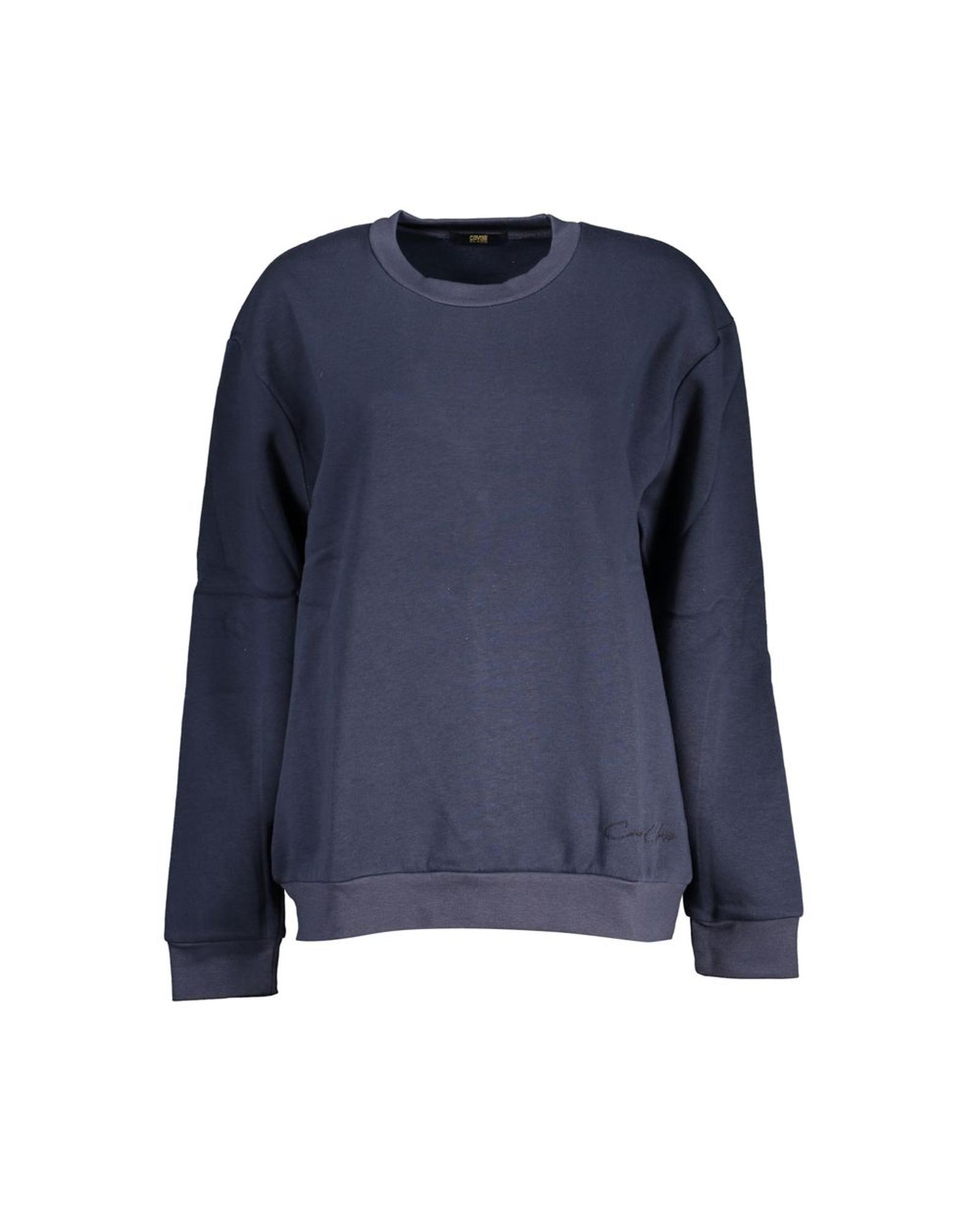 V539-CA-28640-L-202506160836-00 Cavalli Class Women's Blue Cotton Sweater - L - Image 1