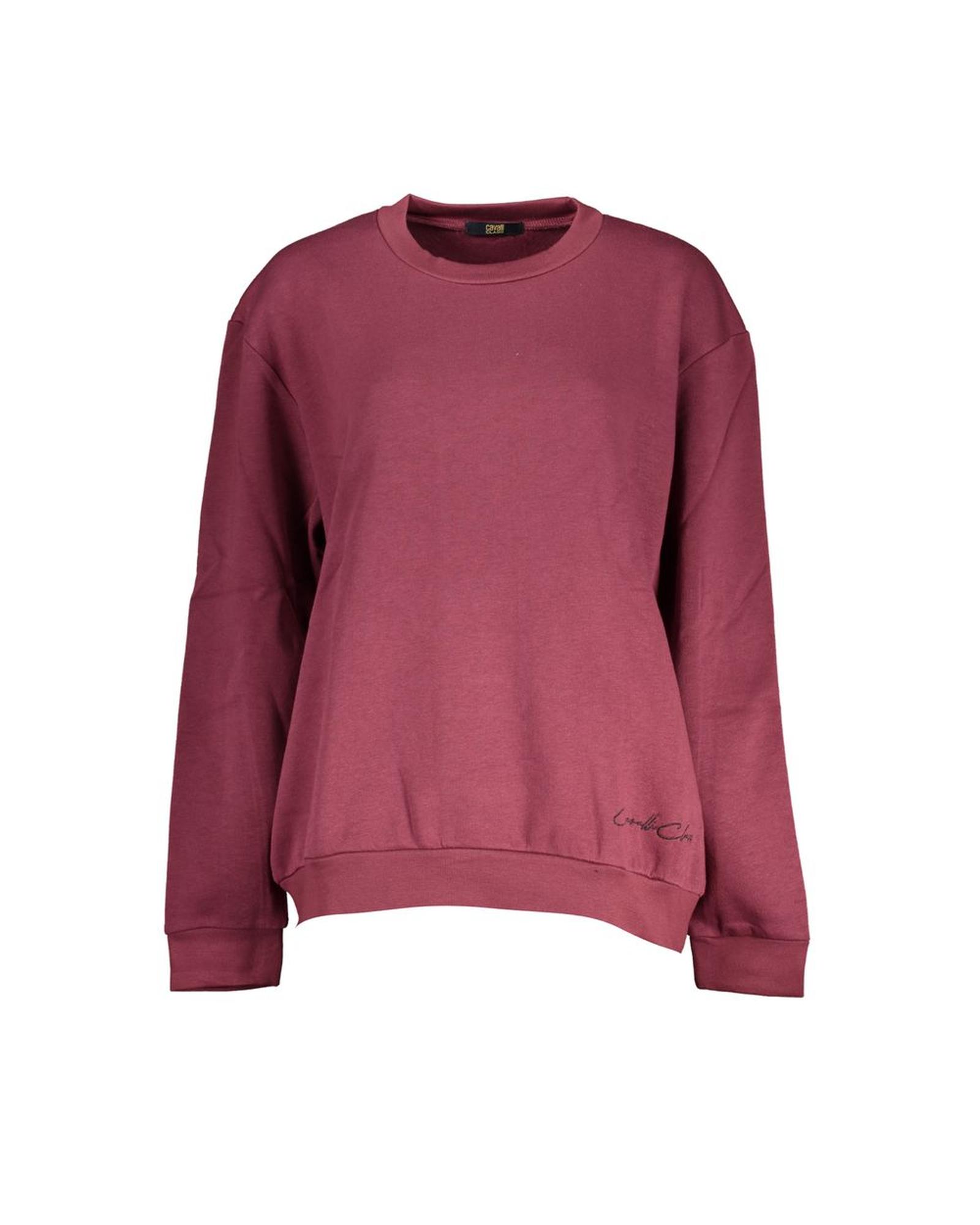 V539-CA-28646-XS-202506160845-00 Cavalli Class Women's Purple Cotton Sweater - XS - Image 1