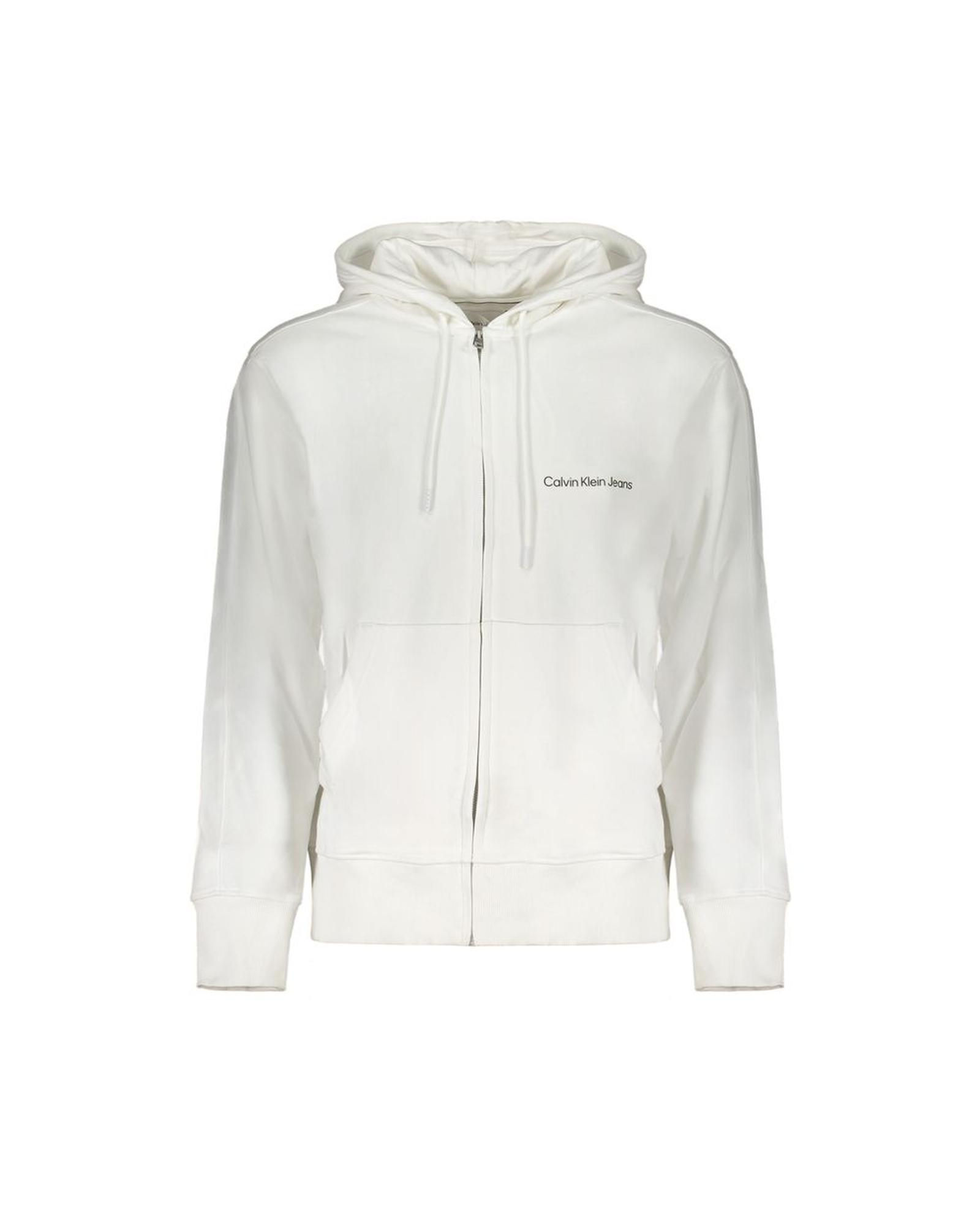V539-CA-29481-M-202506161227-00 Calvin Klein Men's White Cotton Sweater - M - Image 1