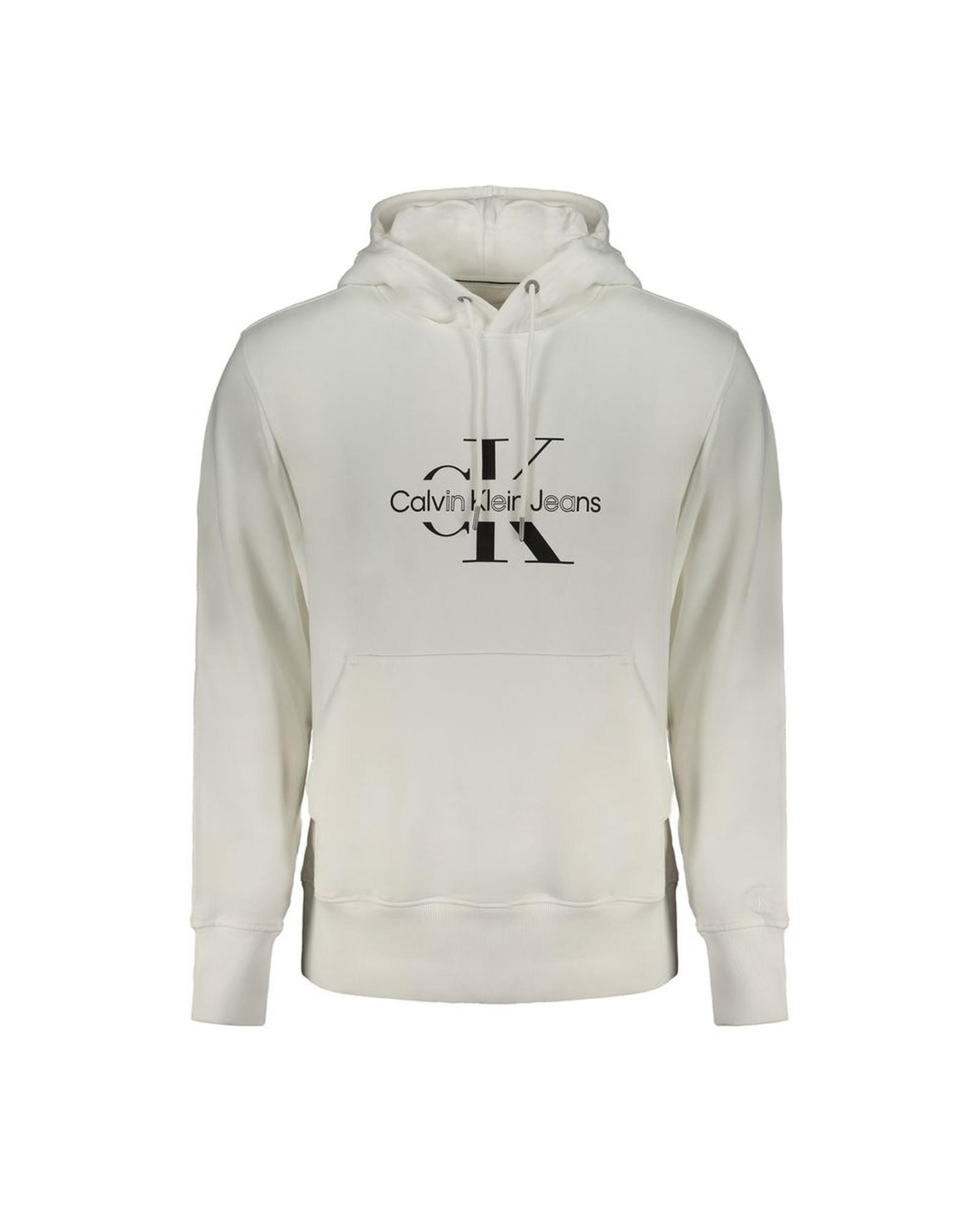 V539-CA-29540-XXL-202506161241-00 Calvin Klein Men's White Cotton Sweater - 2XL - Image 1