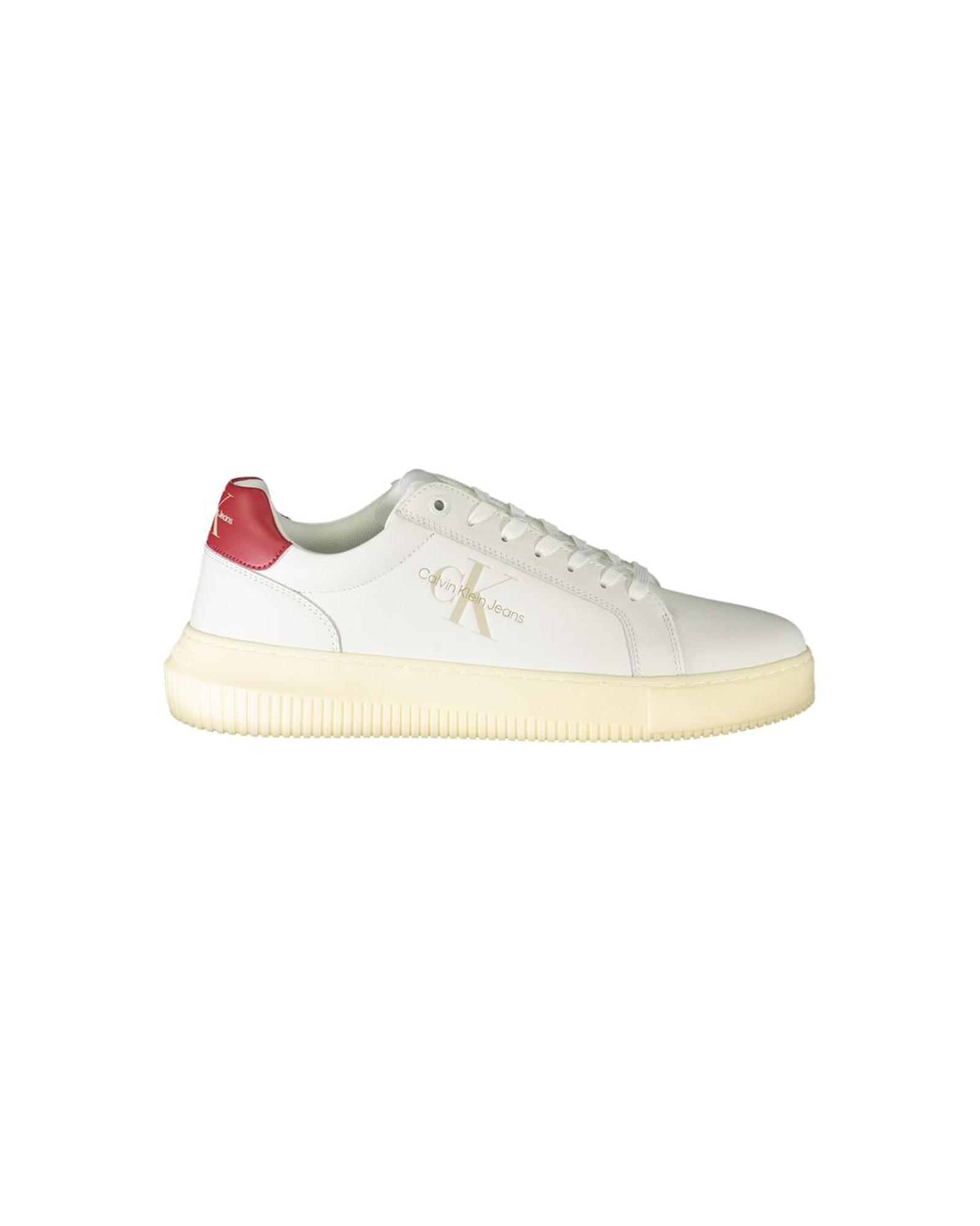 V539-CA-29636-EU44US11-202506161252-00 Calvin Klein Men's White Polyester Sneaker - 44 EU - Image 1
