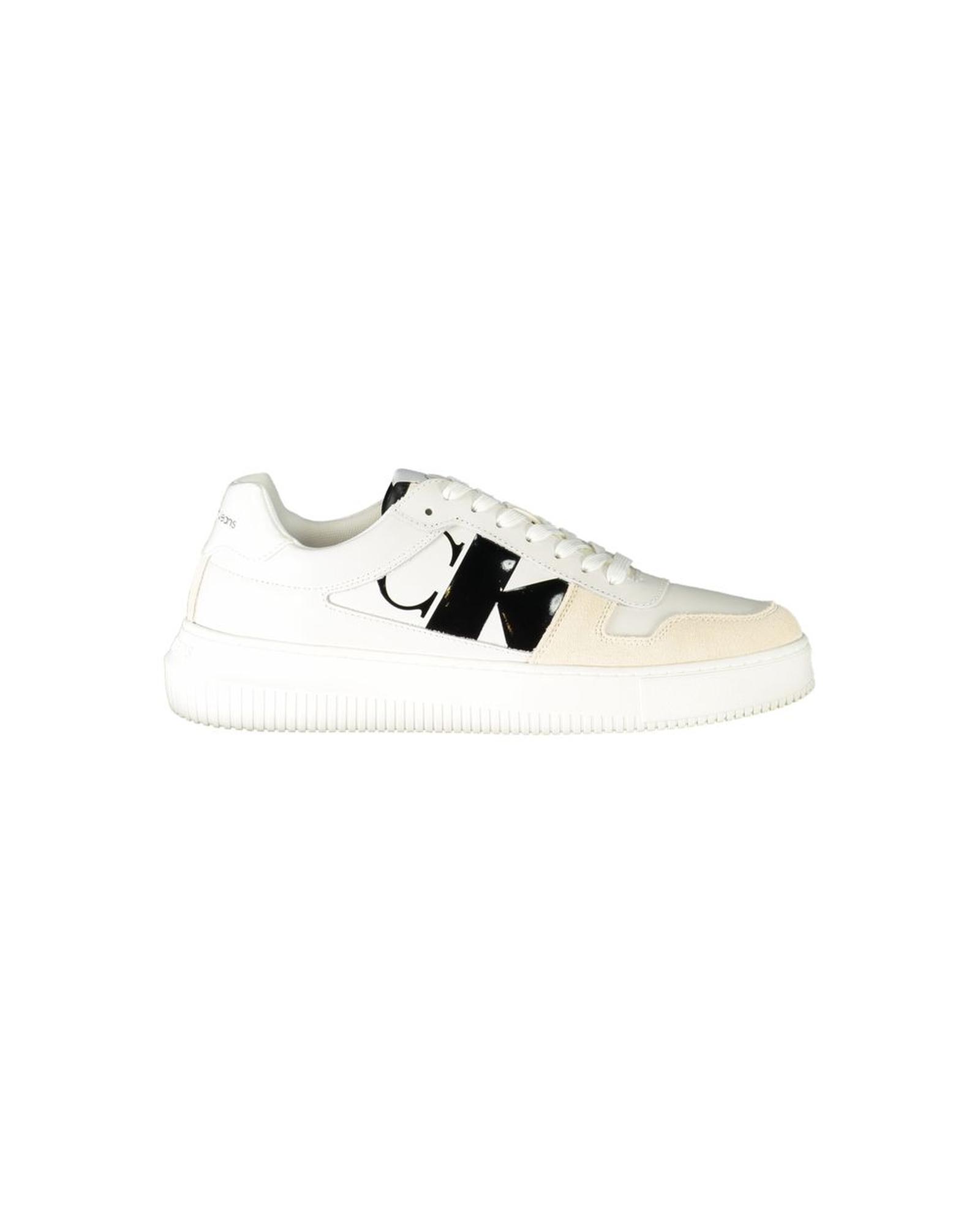 V539-CA-29639-EU43US10-202506161254-00 Calvin Klein Men's White Polyester Sneaker - 43 EU - Image 1