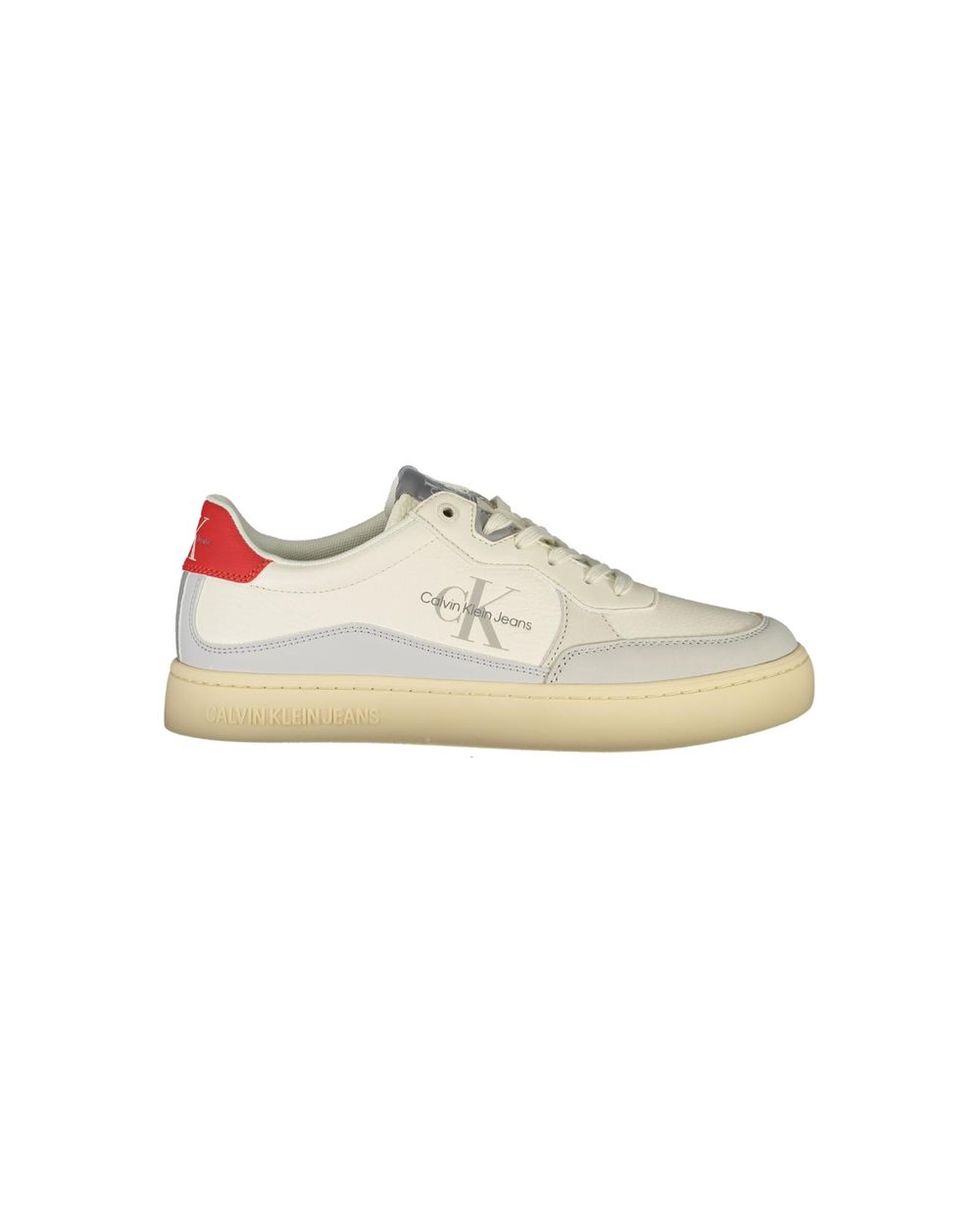 V539-CA-30287-EU40US7-202506161045-00 Calvin Klein Men's White Polyester Sneaker - 40 EU - Image 1
