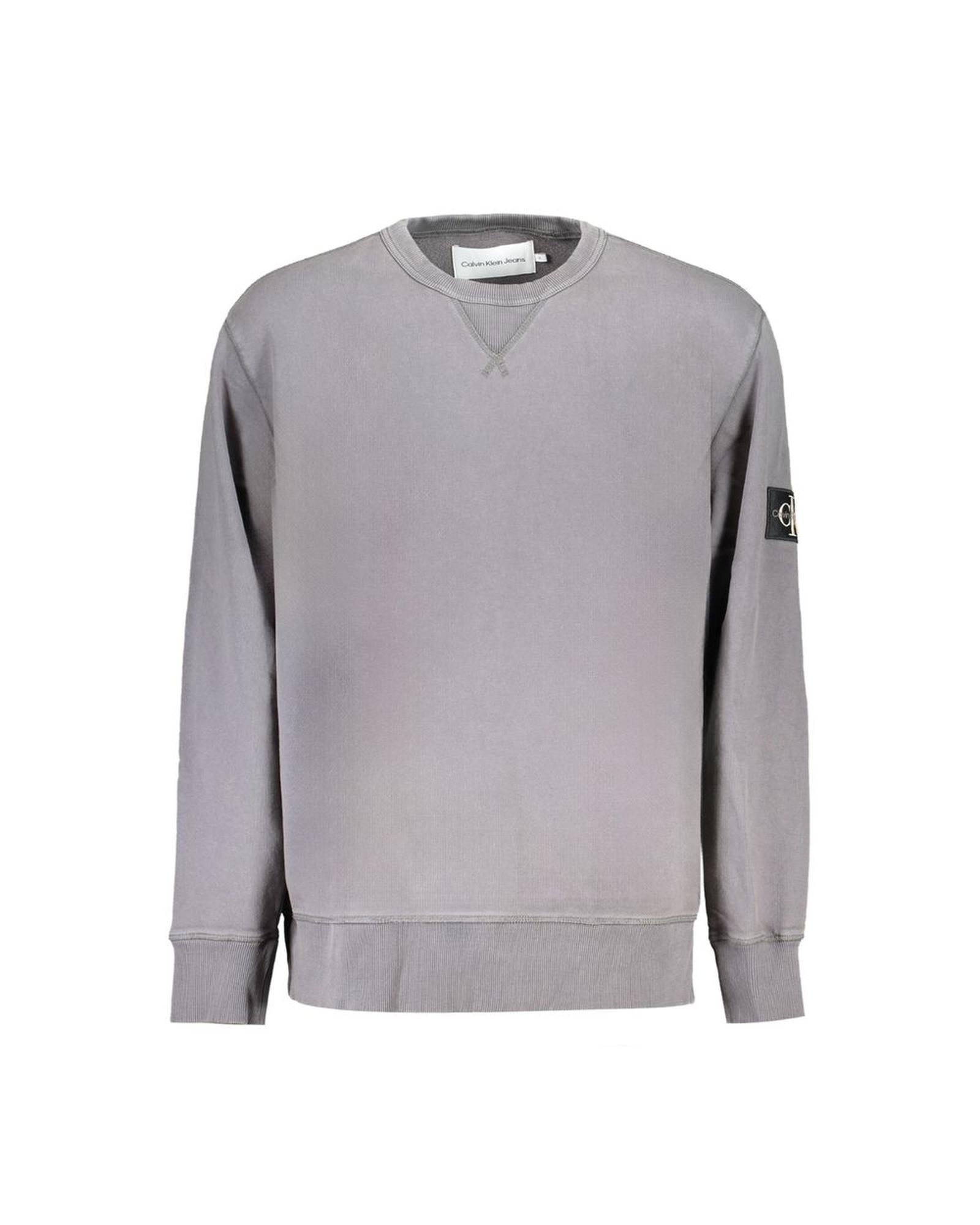 V539-CA-30527-S-202506161115-00 Calvin Klein Men's Gray Cotton Sweater - S - Image 1
