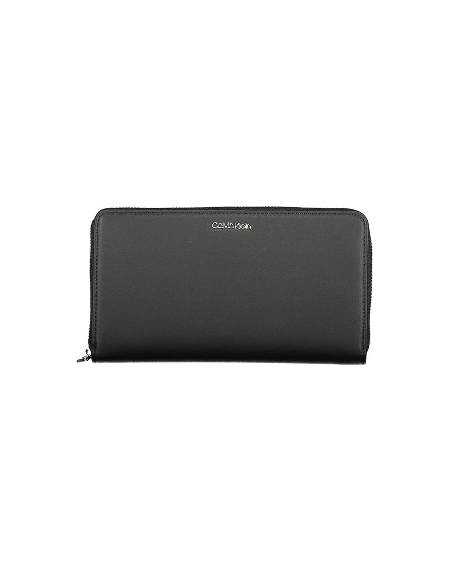 V539-CA-30824-202506161125-00 Calvin Klein Women's Black Polyester Wallet - One Size - Image 1