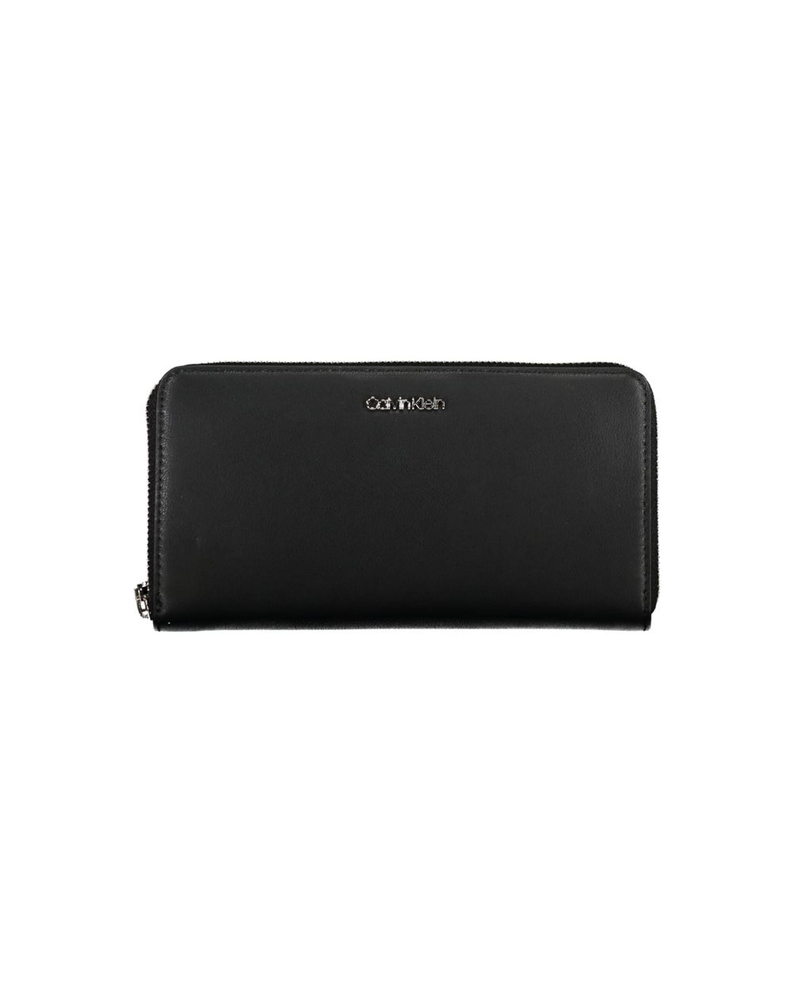 V539-CA-30826-202506161125-00 Calvin Klein Women's Black Polyethylene Wallet - One Size - Image 1
