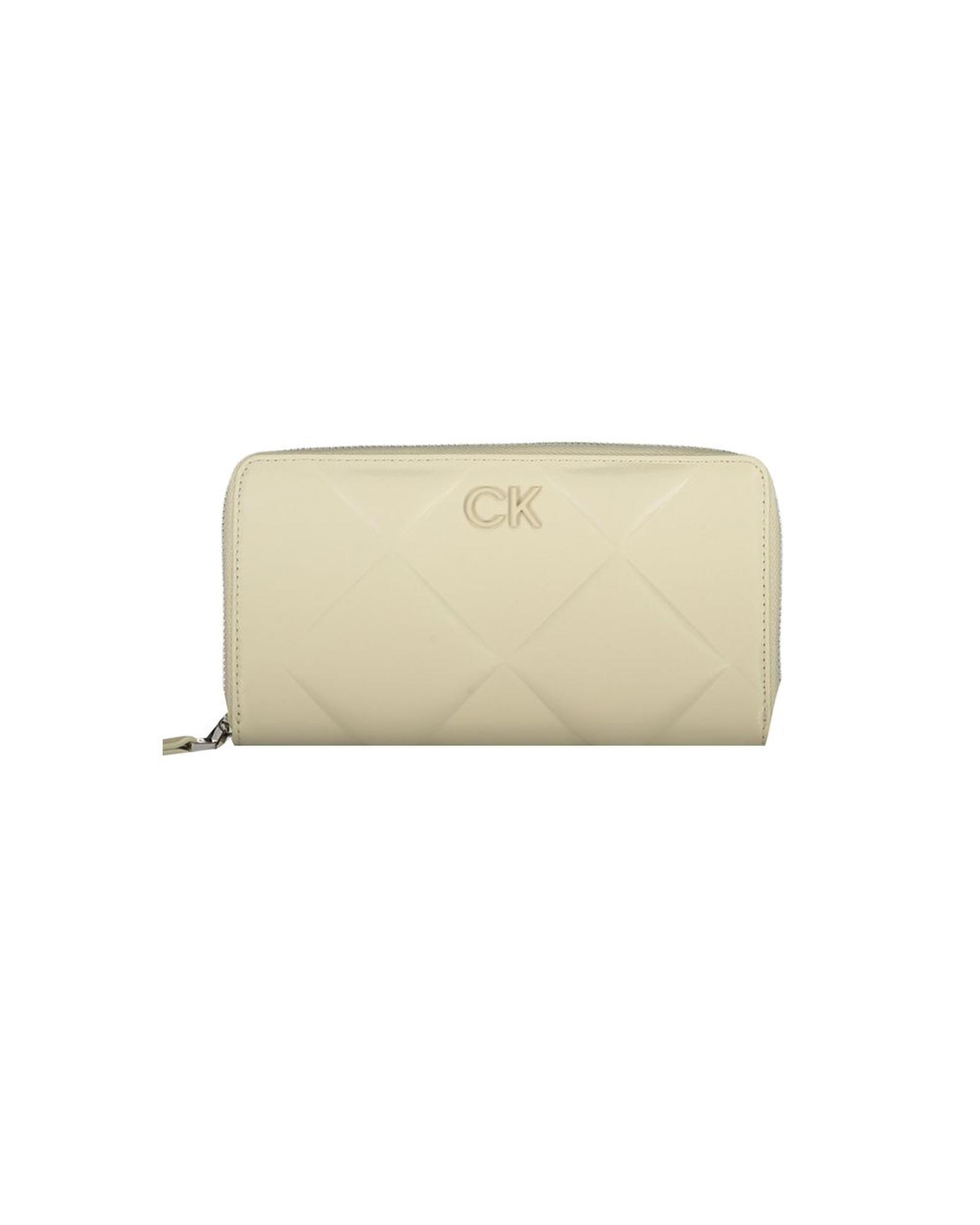 V539-CA-30833-202506161126-00 Calvin Klein Women's Beige Polyester Wallet - One Size - Image 1