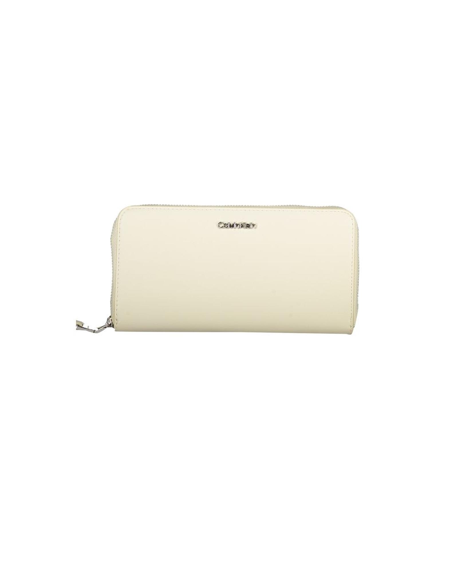 V539-CA-30834-202506161126-00 Calvin Klein Women's Beige Polyethylene Wallet - One Size - Image 1