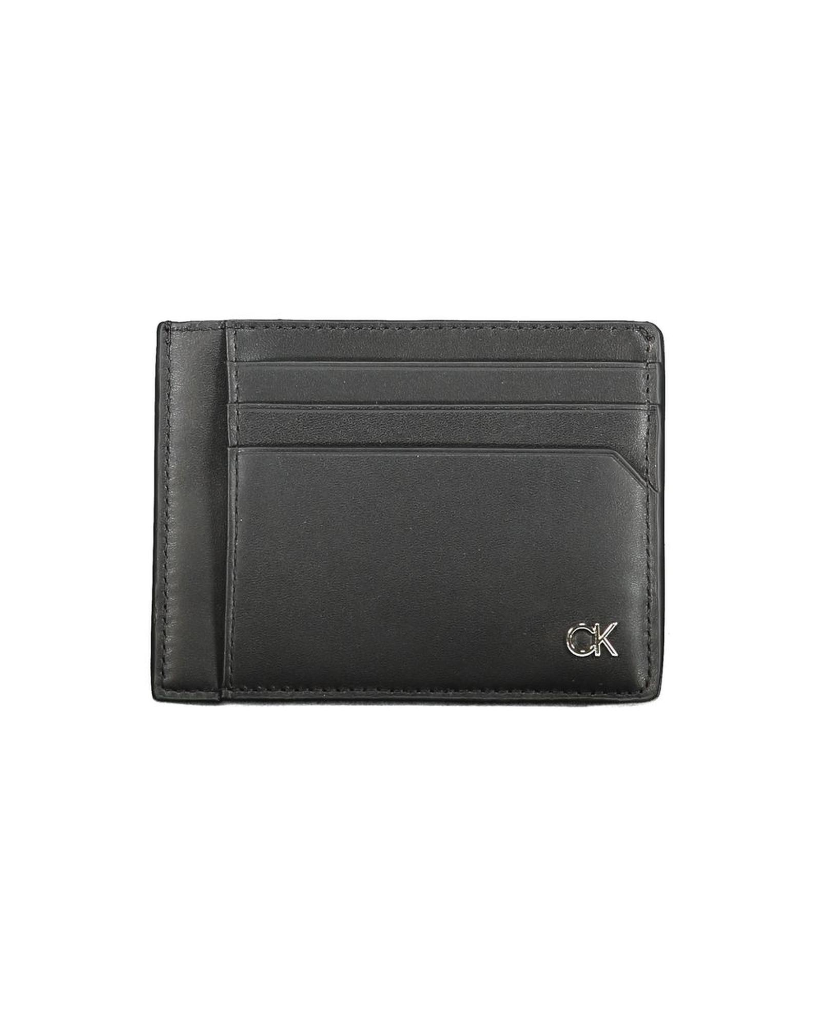 V539-CA-30836-202506161126-00 Calvin Klein Men's Black Leather Wallet - One Size - Image 1