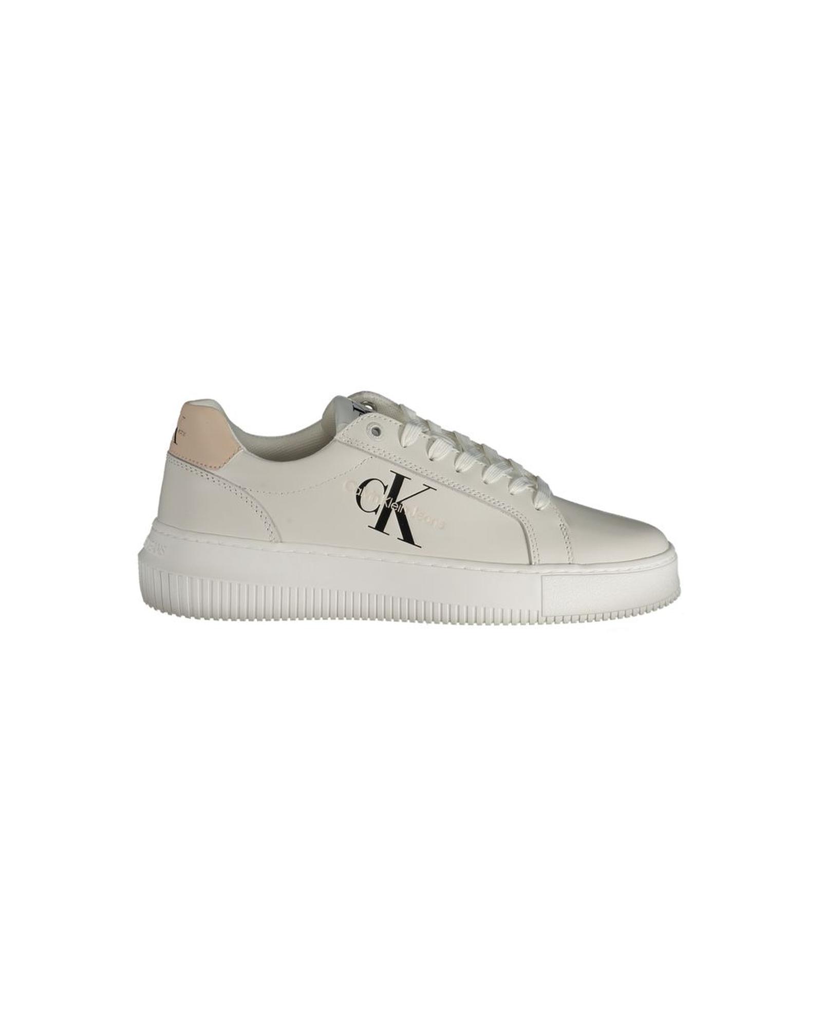 V539-CA-31275-EU39US9-202506161135-00 Calvin Klein Women's White Polyester Sneaker - 39 EU - Image 1