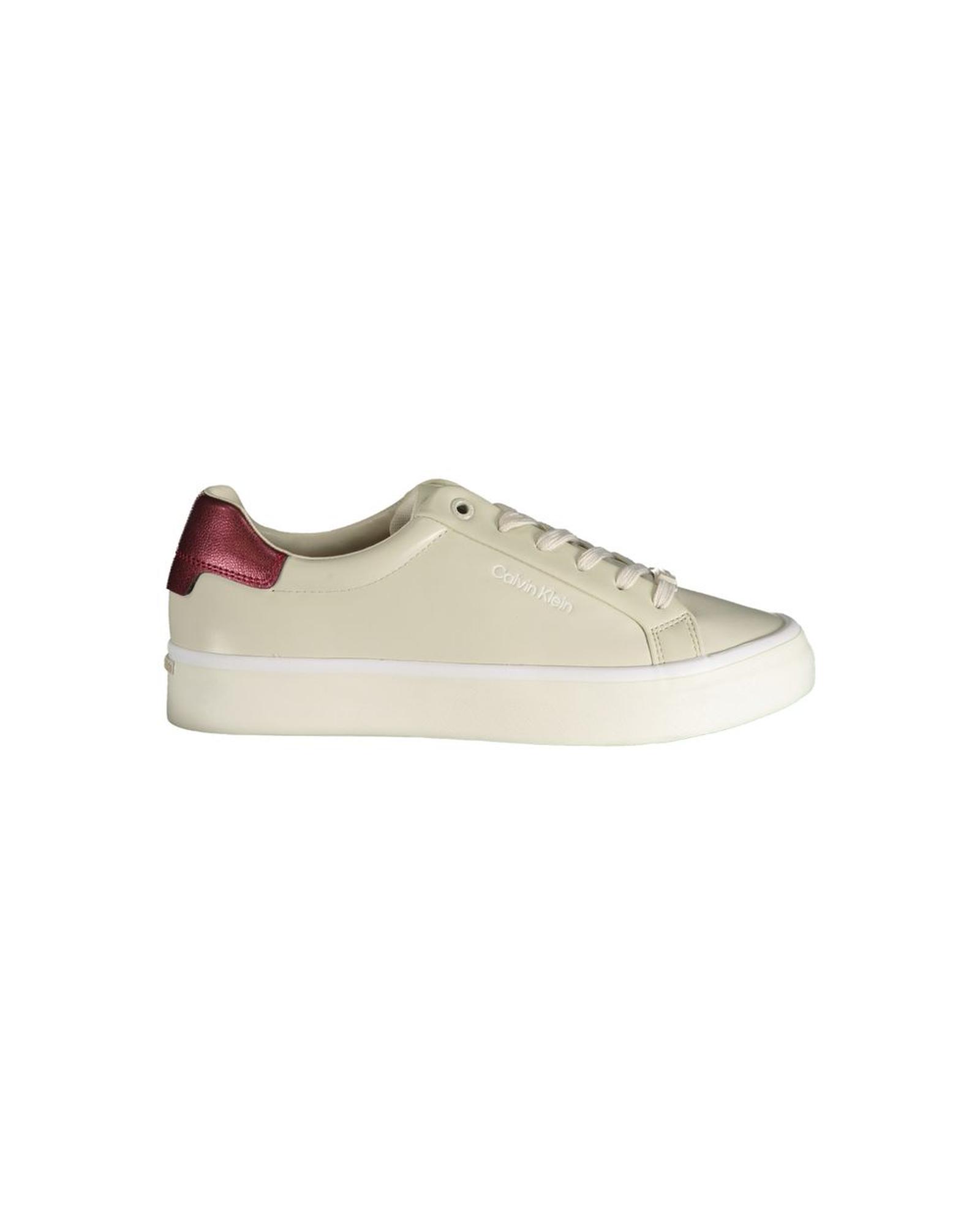 V539-CA-31283-EU38US8-202506161141-00 Calvin Klein Women's Beige Polyester Sneaker - 38 EU - Image 1