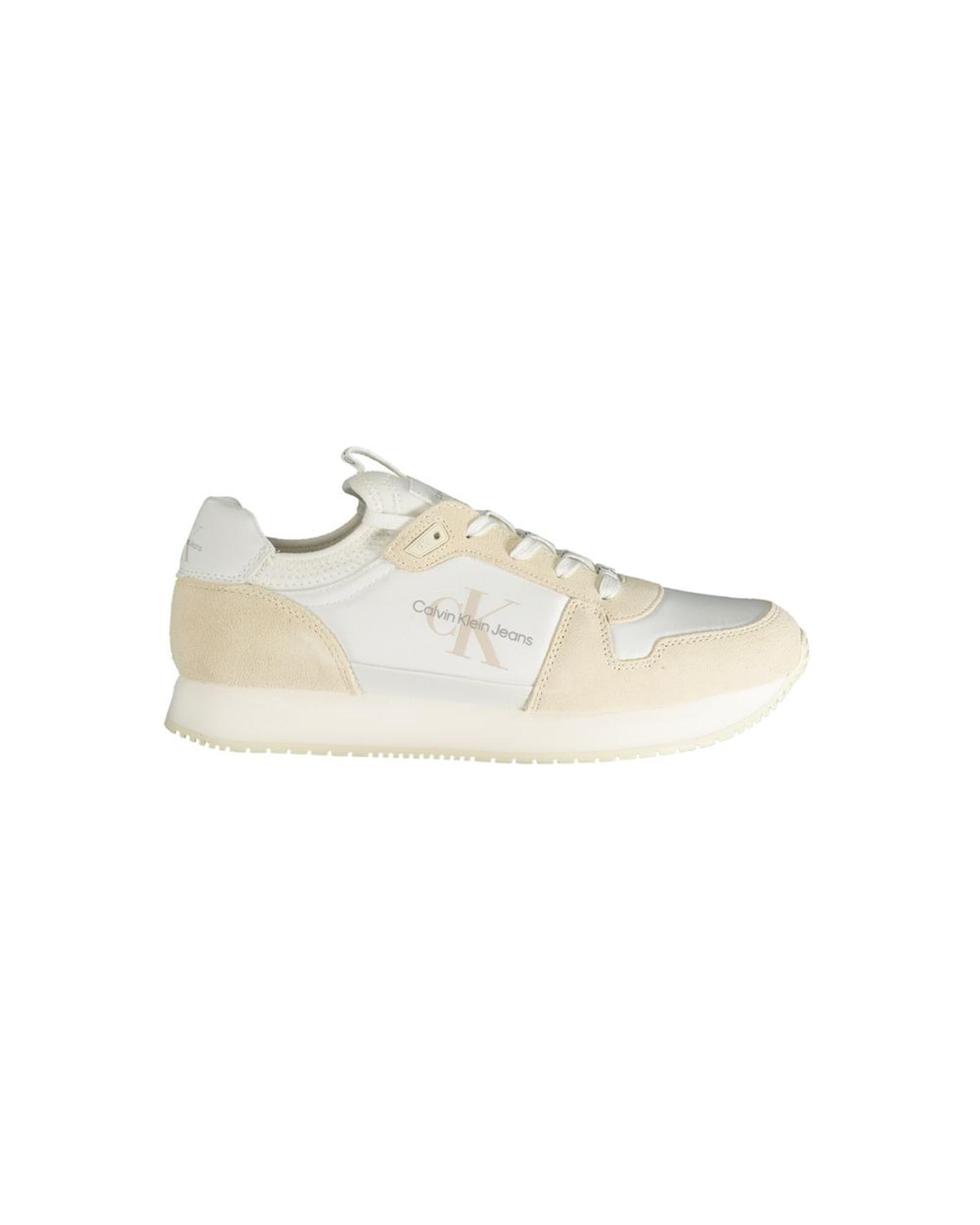 V539-CA-31288-EU41US8-202506161205-00 Calvin Klein Men's White Polyester Sneaker - 41 EU - Image 1
