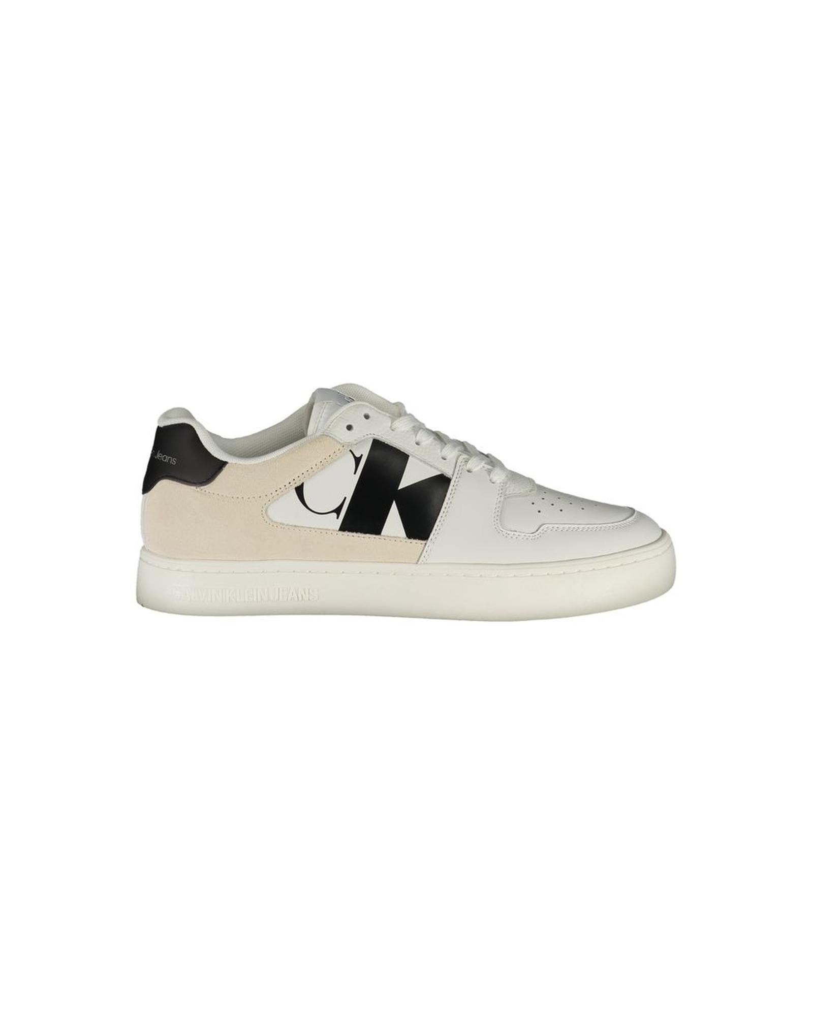 V539-CA-31463-EU44US11-202506161241-00 Calvin Klein Men's White Polyester Sneaker - 44 EU - Image 1