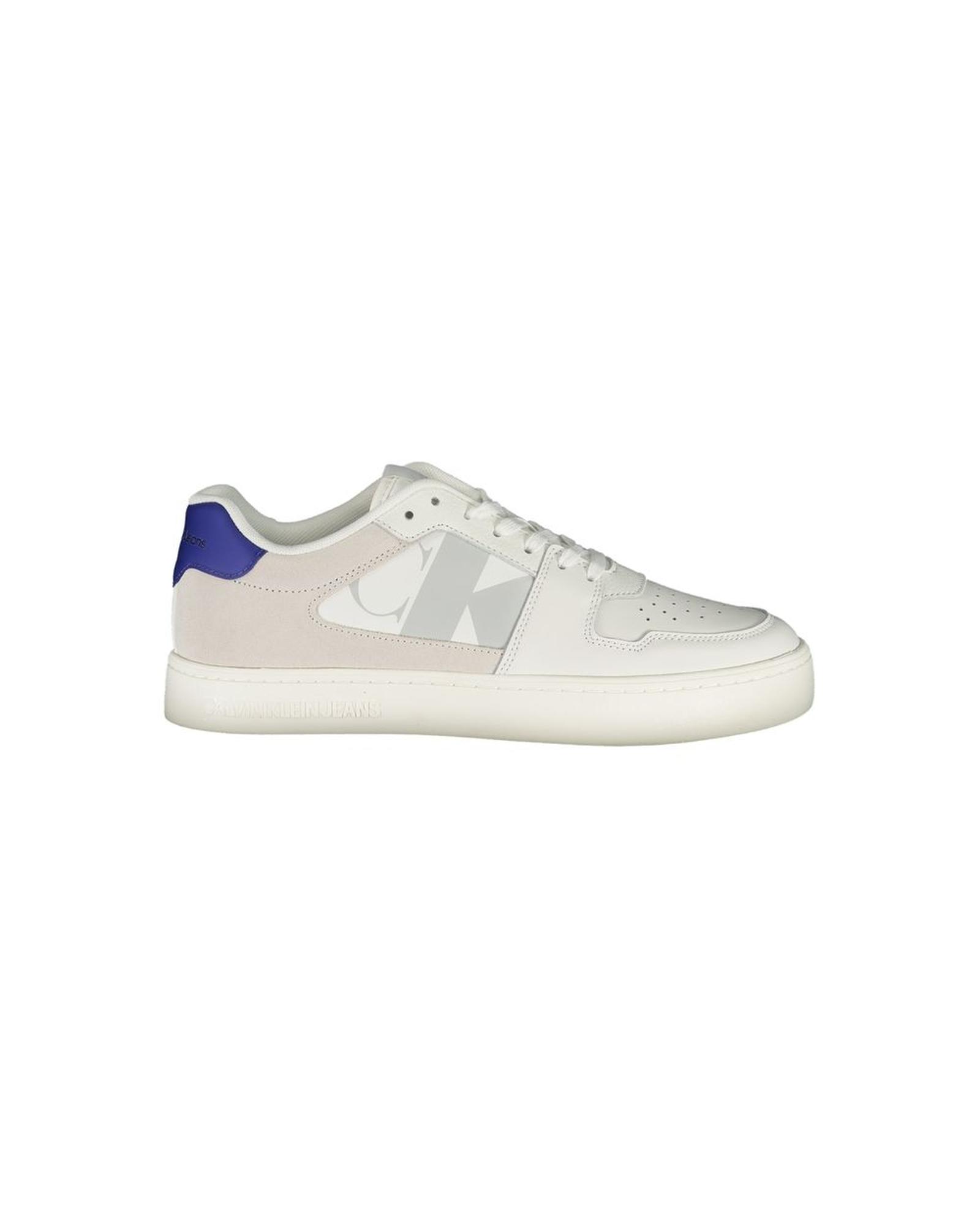 V539-CA-31485-EU44US11-202506161246-00 Calvin Klein Men's White Leather Sneaker - 44 EU - Image 1