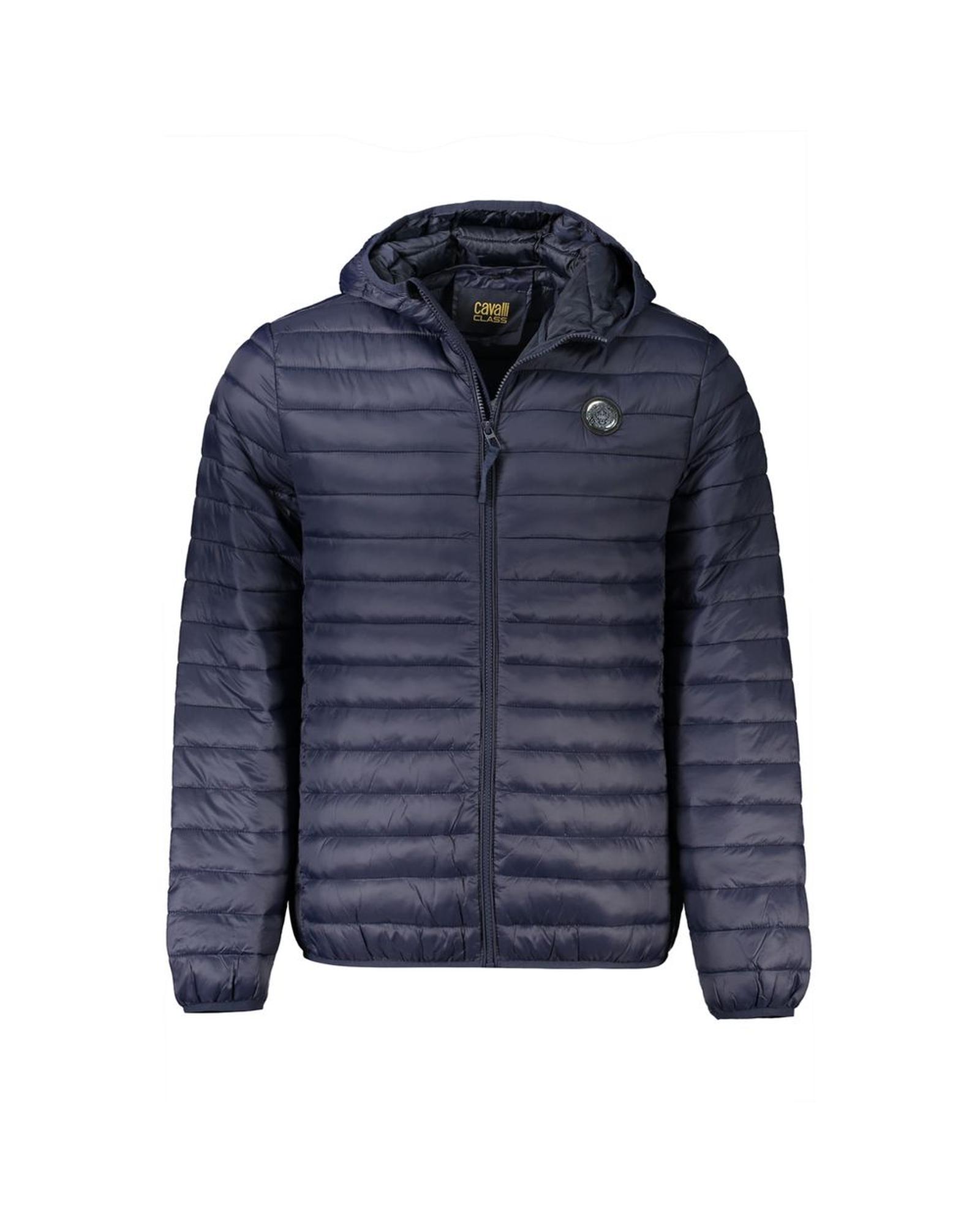 V539-CA-31944-M-202506161311-00 Cavalli Class Men's Blue Polyamide Jacket - M - Image 1