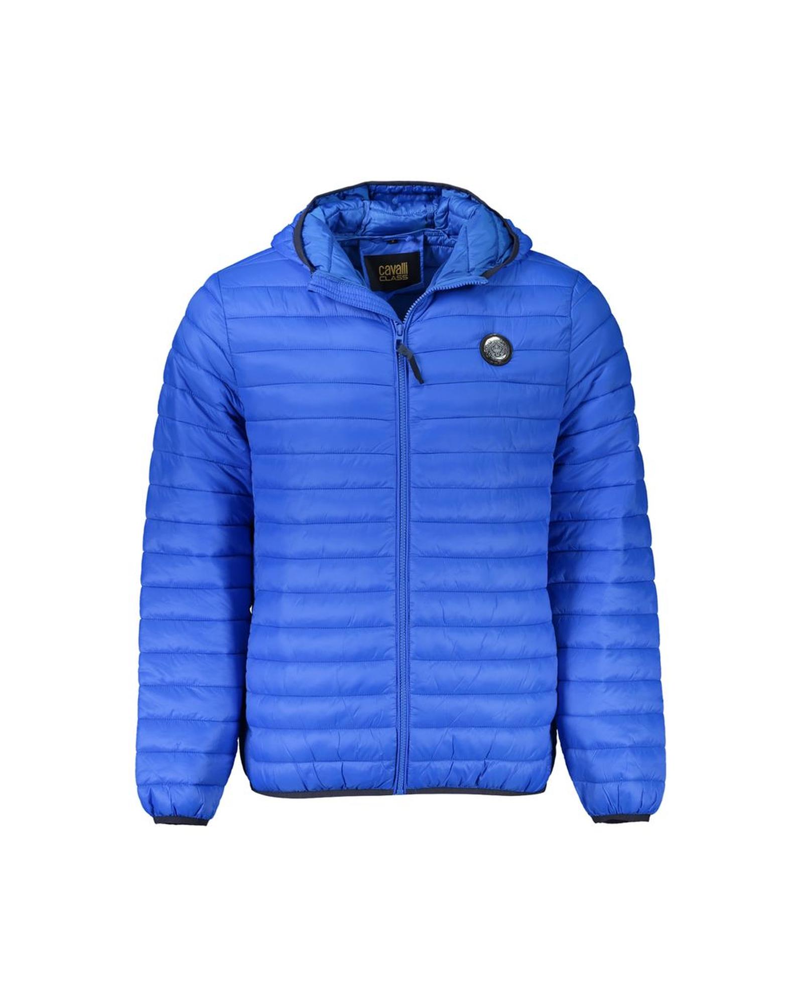 V539-CA-31946-L-202506161002-00 Cavalli Class Men's Blue Polyamide Jacket - L - Image 1
