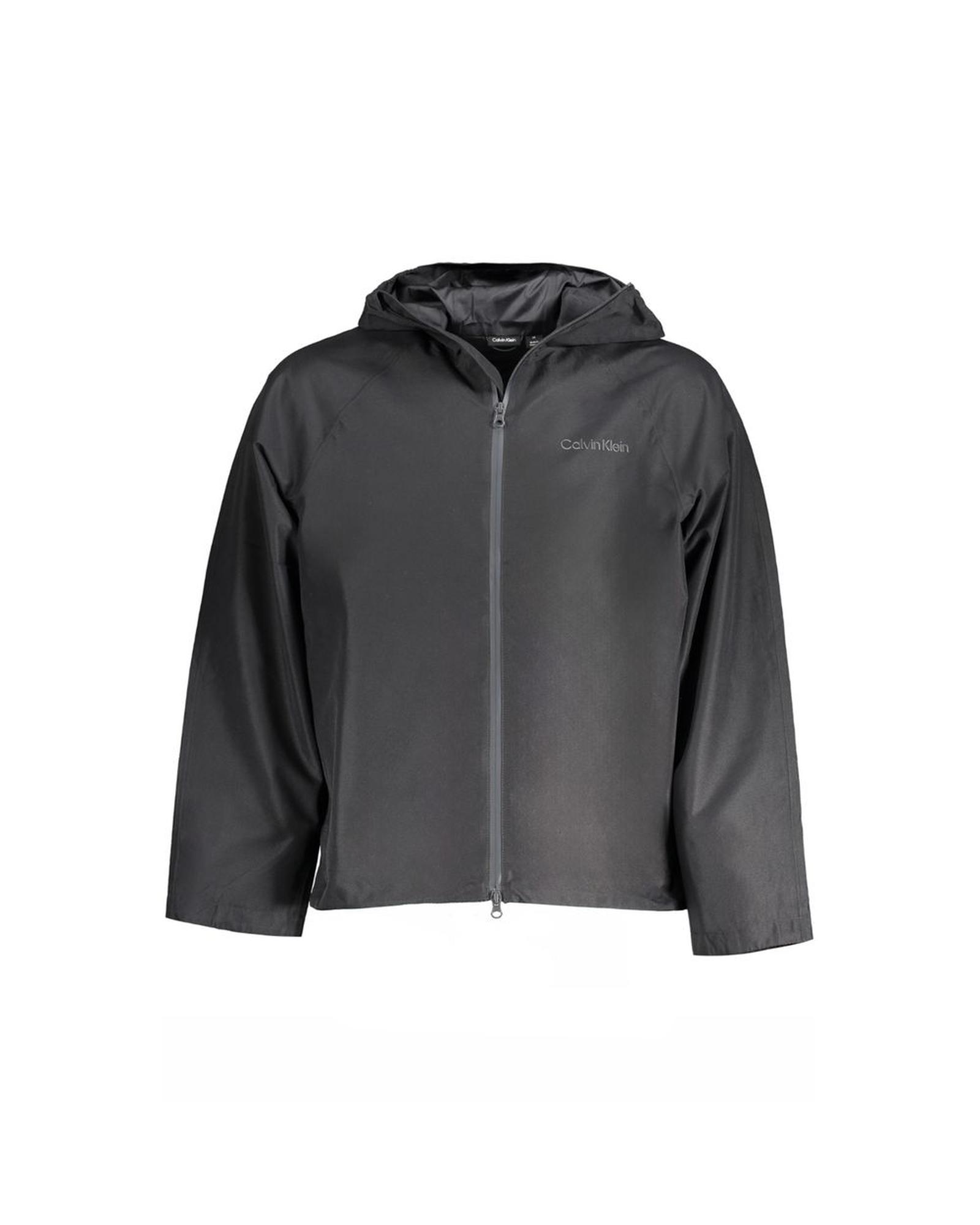 V539-CA-32310-S-202506161011-00 Calvin Klein Men's Black Polyester Jacket - S - Image 1