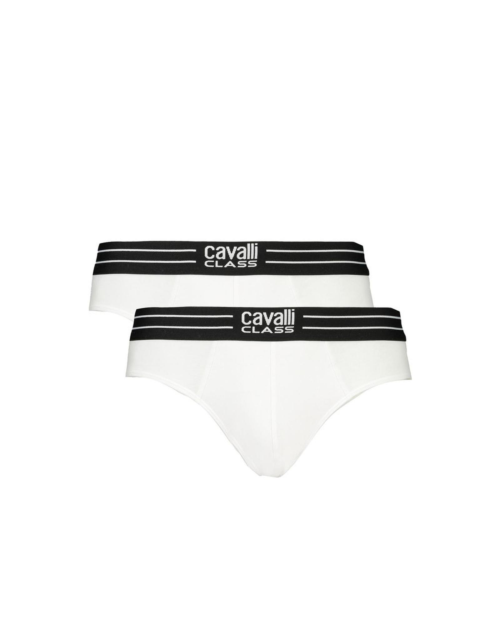 V539-CA-32709-L-202506161031-00 Cavalli Class Men's White Cotton Underwear - L - Image 1