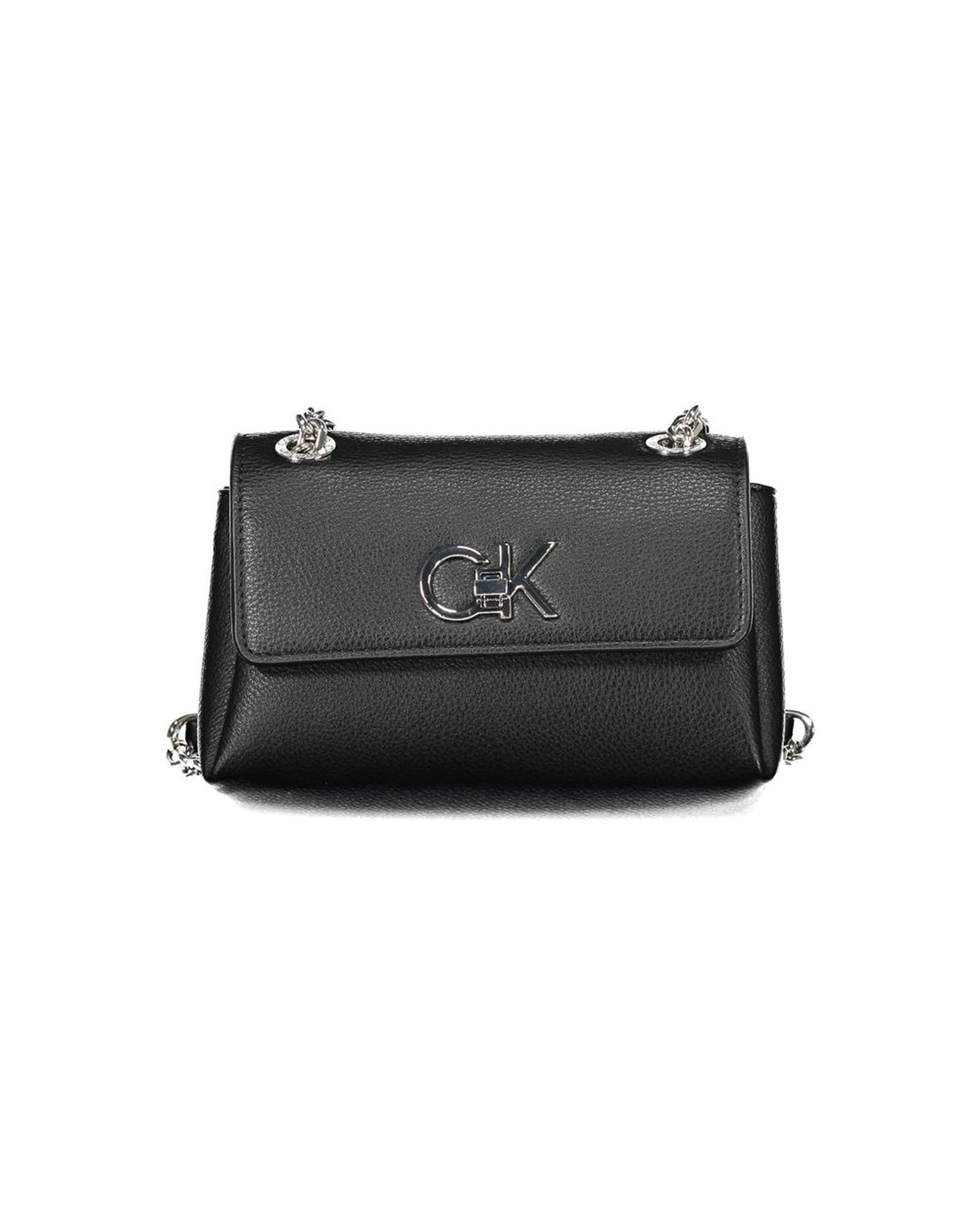 V539-CA-33624-202506161137-00 Calvin Klein Women's Black Polyethylene Handbag - One Size - Image 1