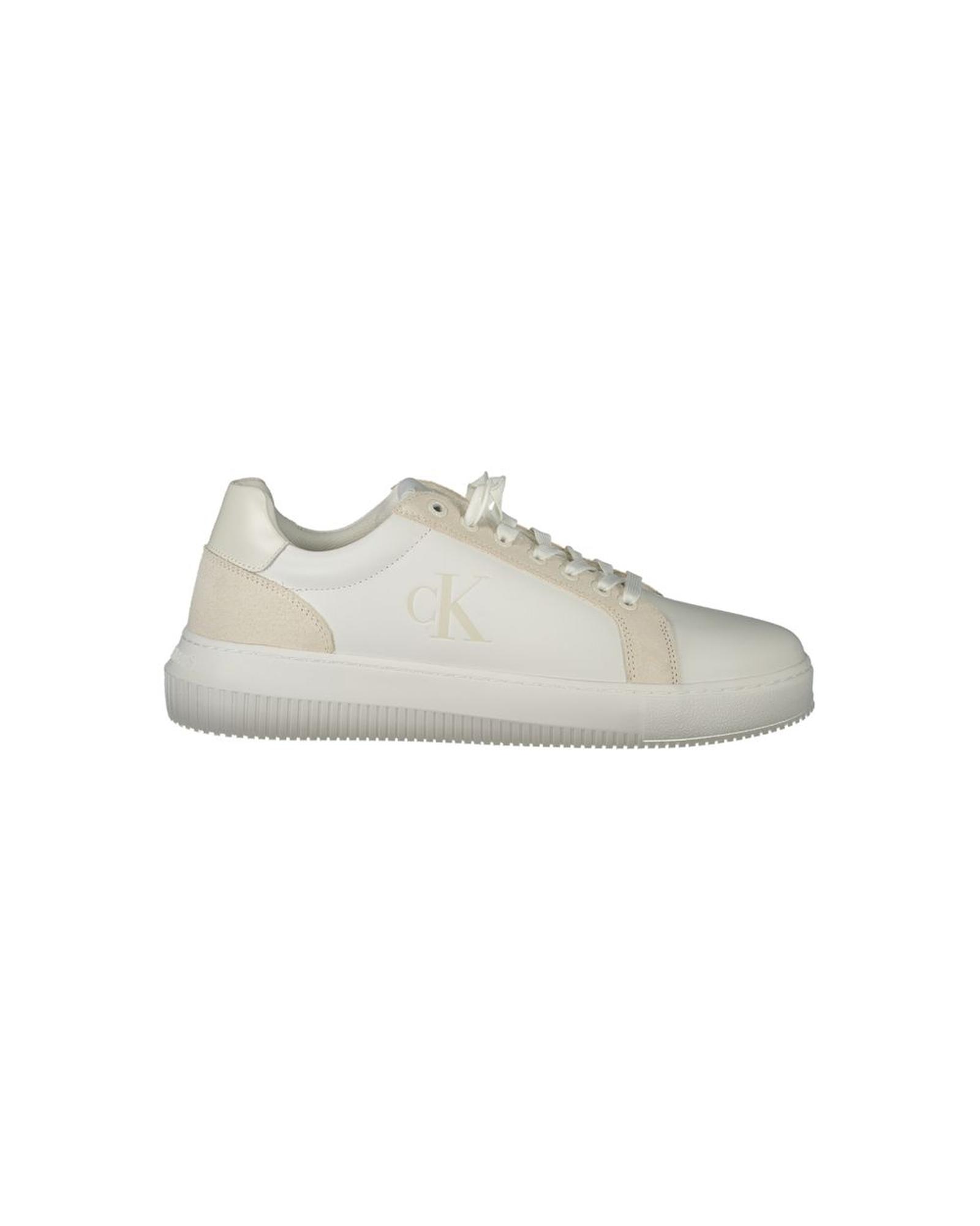 V539-CA-33695-EU44US11-202506161152-00 Calvin Klein Men's White Polyester Sneaker - 44 EU - Image 1