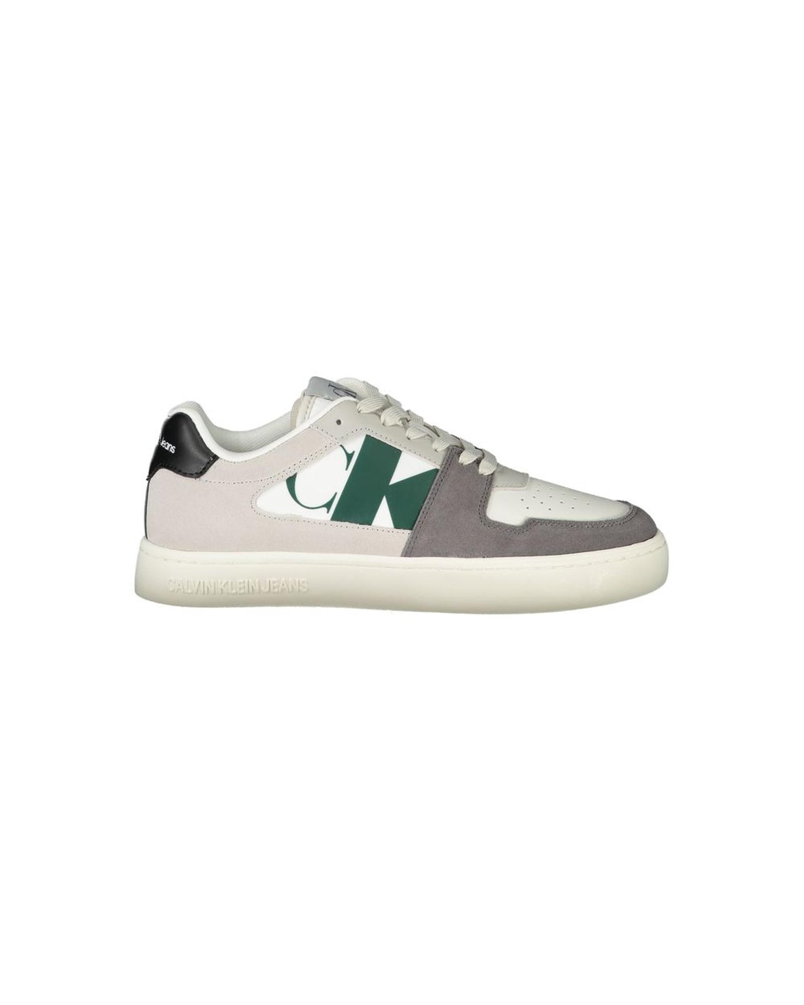 V539-CA-33698-EU45US12-202506161205-00 Calvin Klein Men's White Polyester Sneaker - 45 EU - Image 1