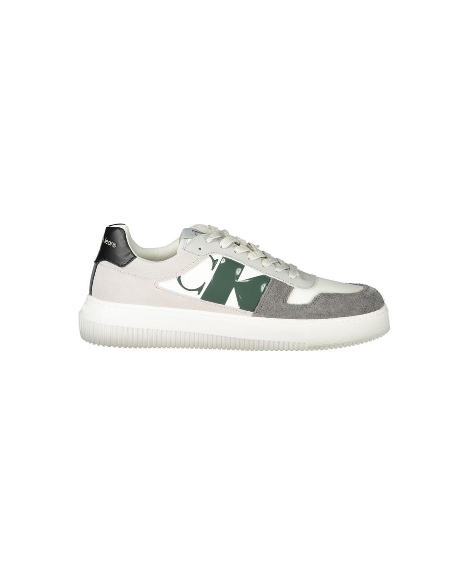 V539-CA-33700-EU45US12-202506161221-00 Calvin Klein Men's White Polyester Sneaker - 45 EU - Image 1