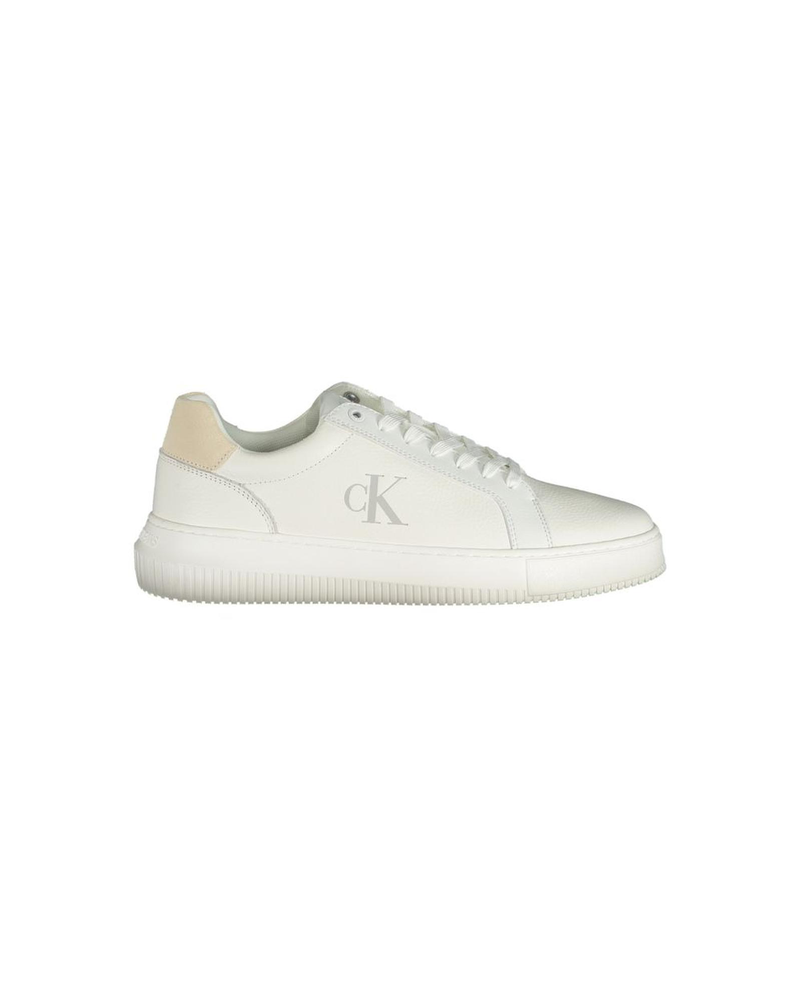 V539-CA-33703-EU43US10-202506161525-00 Calvin Klein Men's White Polyester Sneaker - 43 EU - Image 1