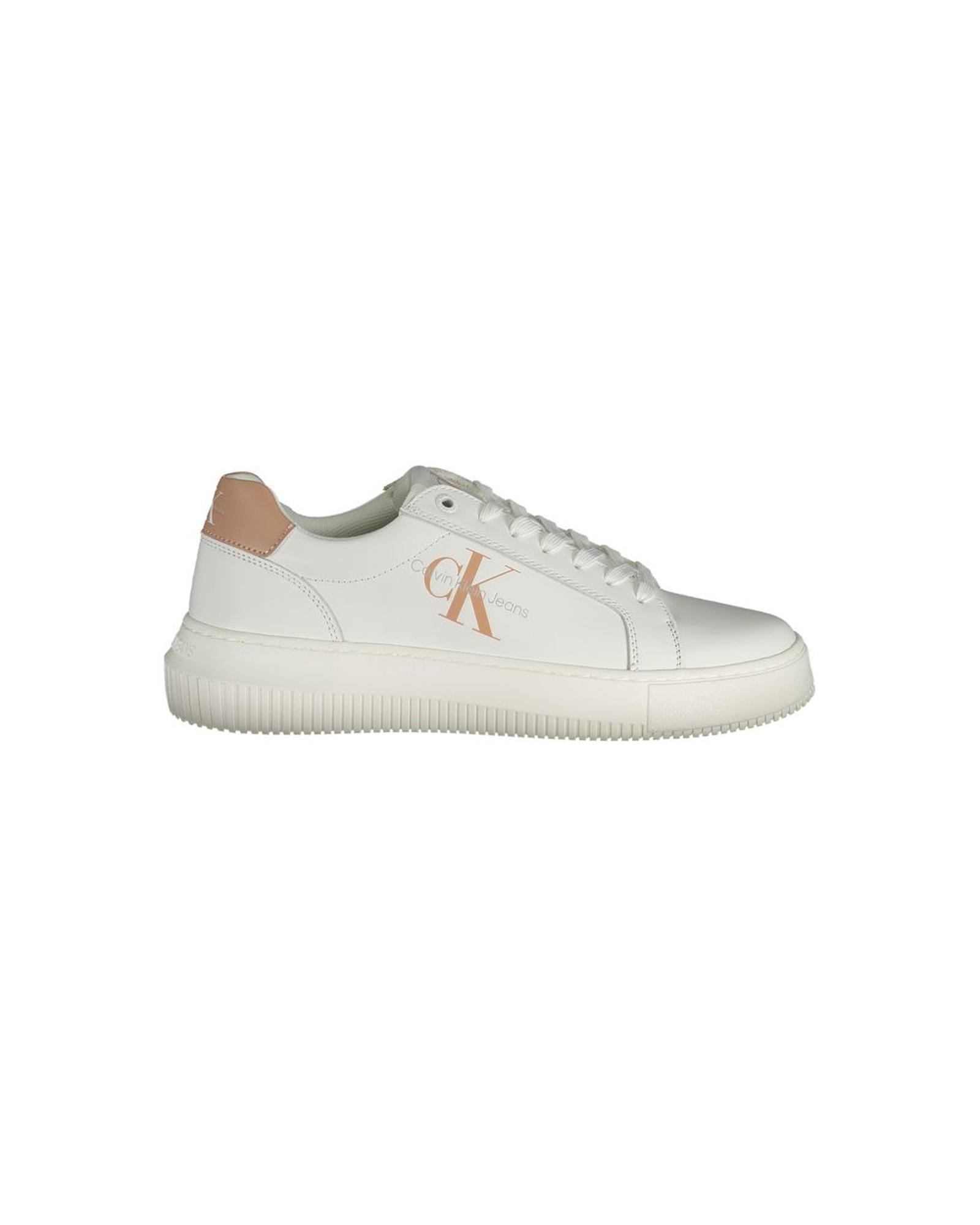 V539-CA-33706-EU38US8-202506161535-00 Calvin Klein Women's White Polyester Sneaker - 38 EU - Image 1