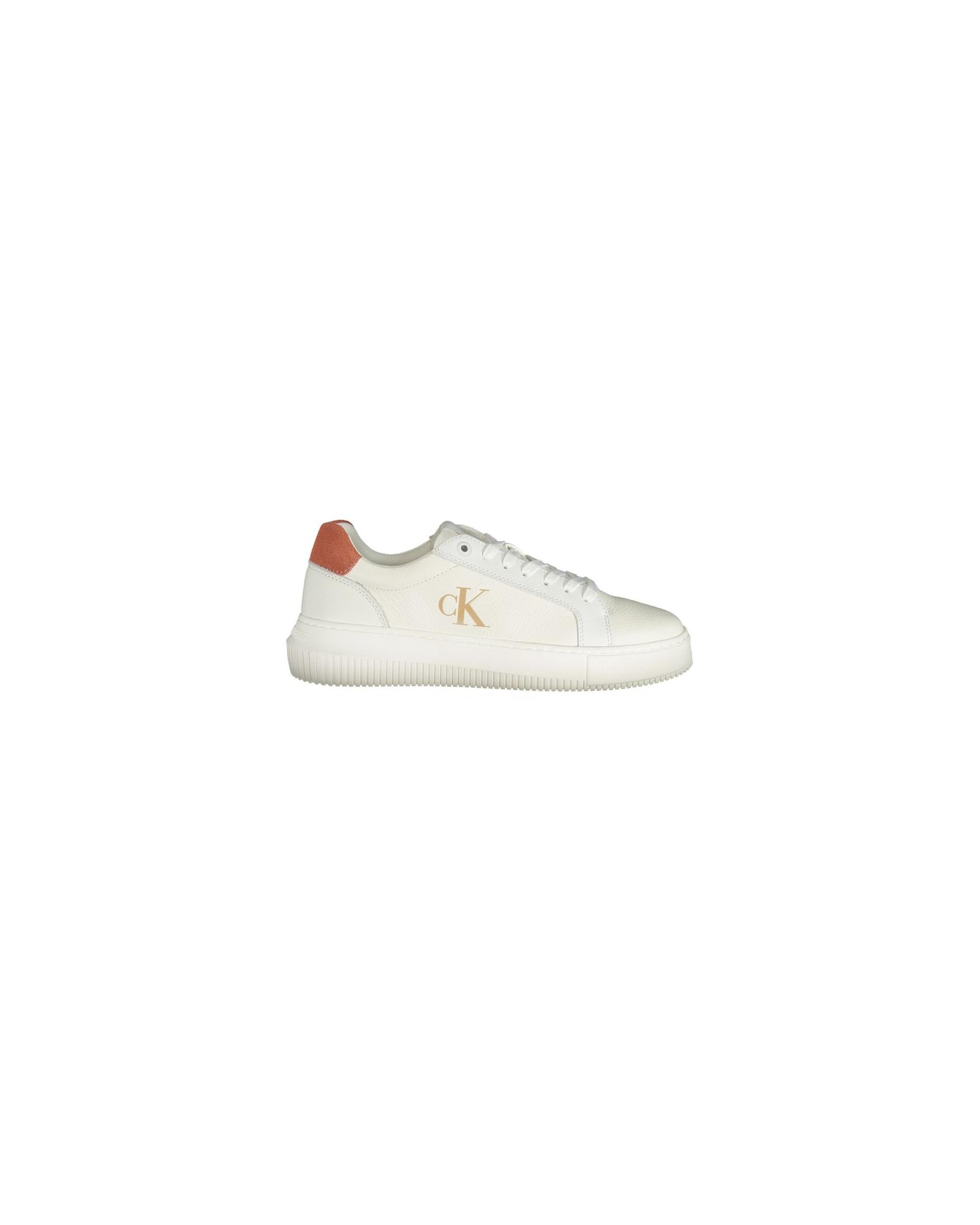 V539-CA-33711-EU38US8-202506161545-00 Calvin Klein Women's White Polyethylene Sneaker - 38 EU - Image 1