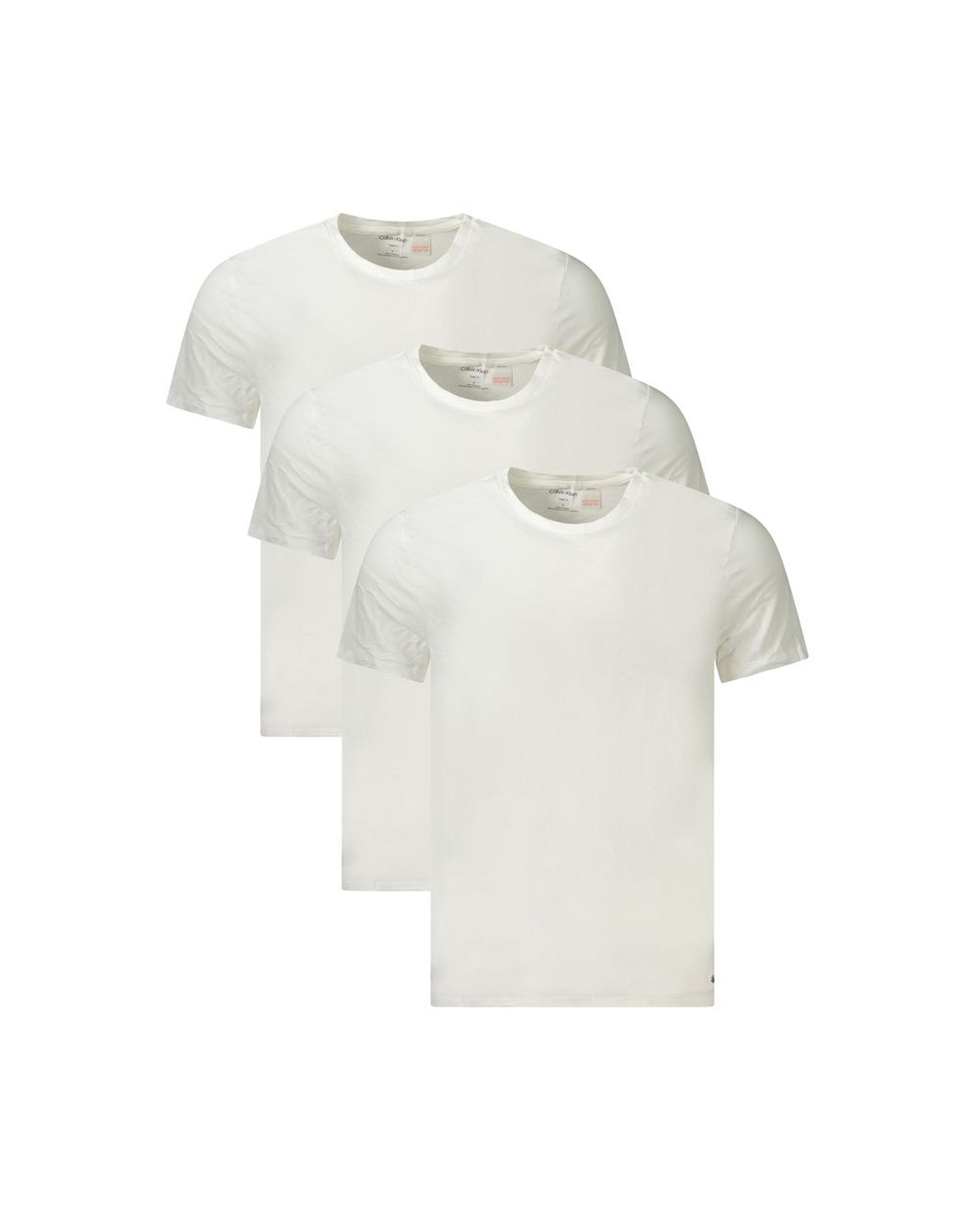 V539-CA-36025-XL-202506161440-00 Calvin Klein Men's White Cotton T-Shirt - XL - Image 1