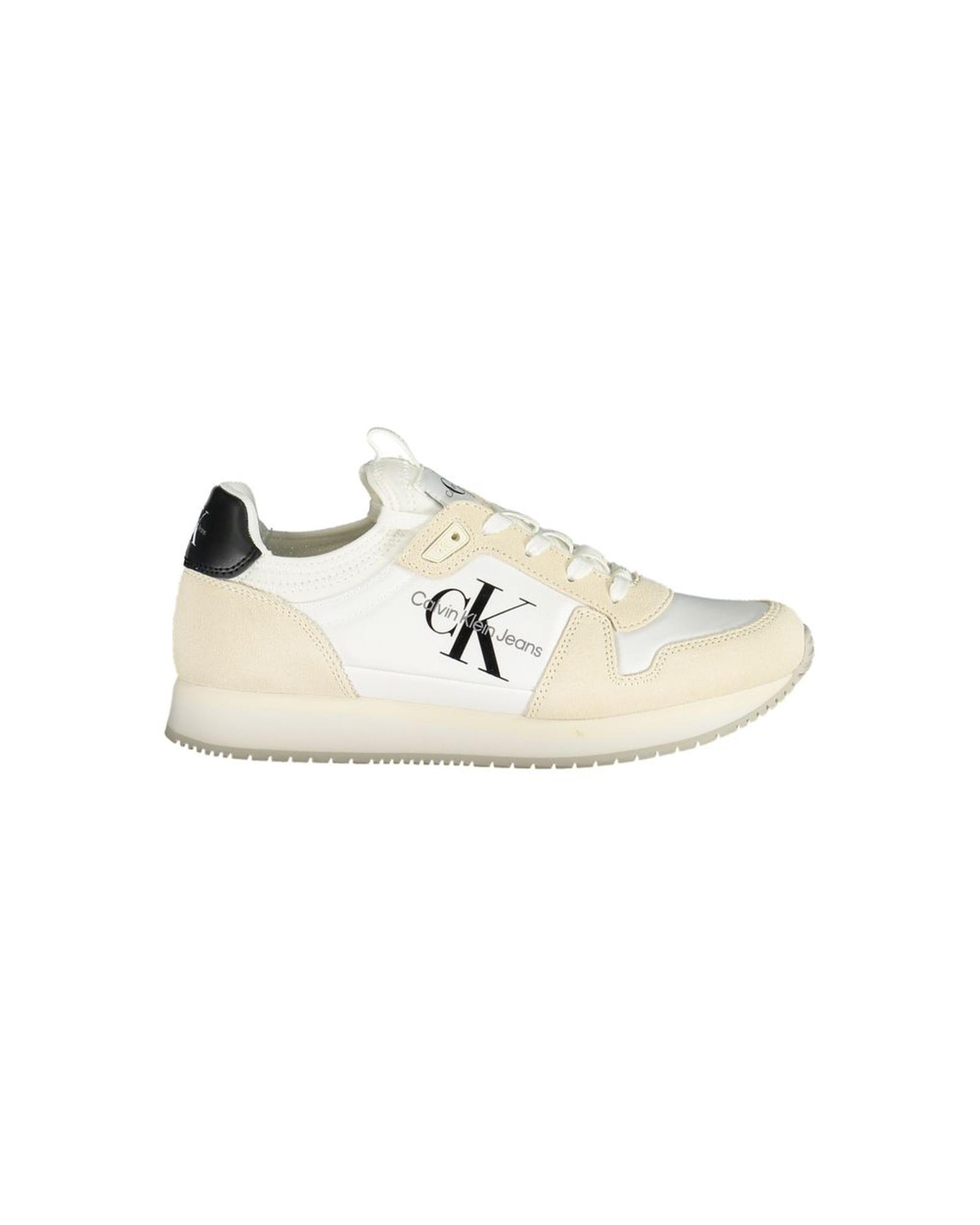 V539-CA-36130-EU38US8-202506161503-00 Calvin Klein Women's White Polyester Sneaker - 38 EU - Image 1