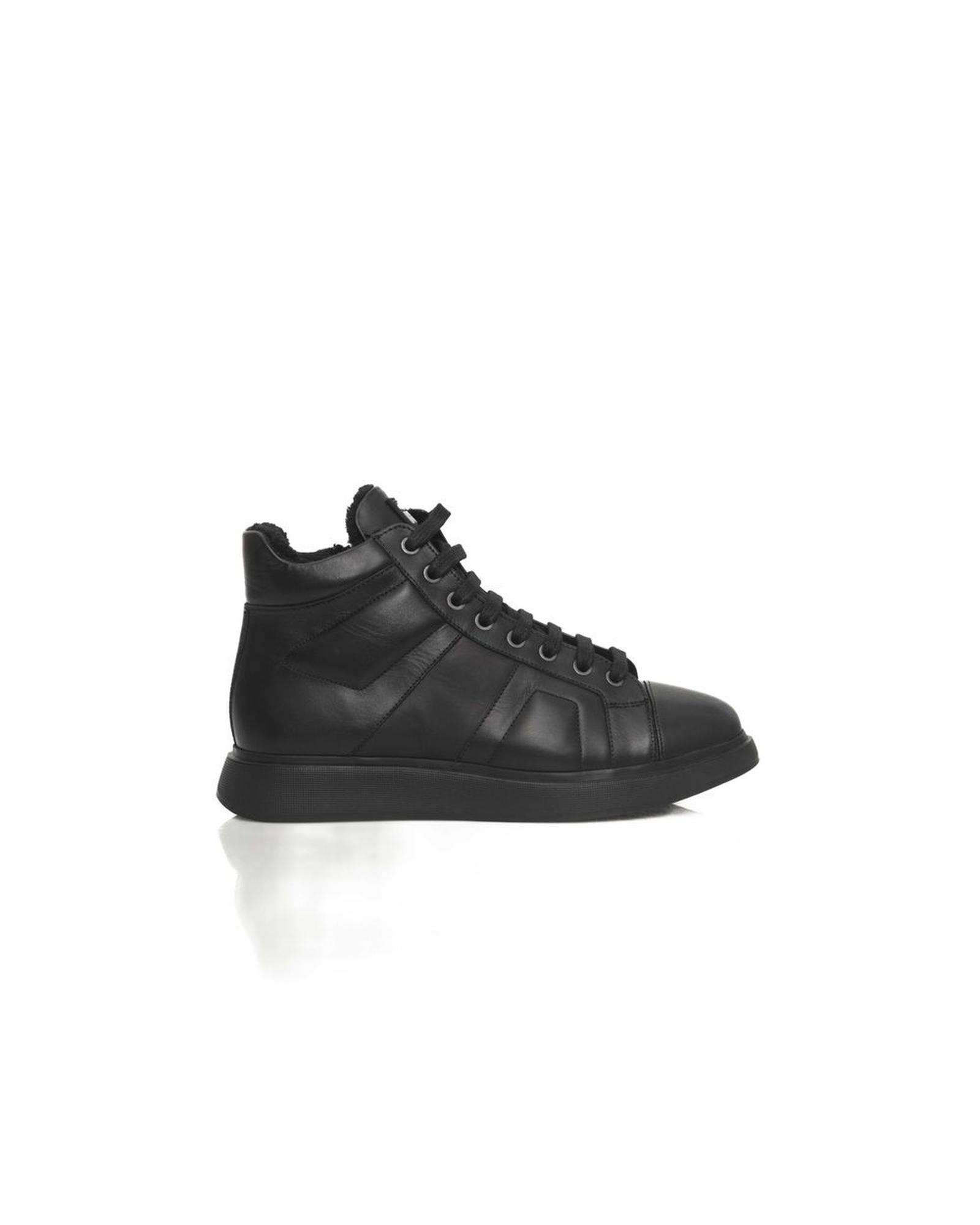 V539-CE-24516-EU38US8-202506161716-00 Cerruti 1881 Women's Black COW Leather Sneaker - 38 EU - Image 1