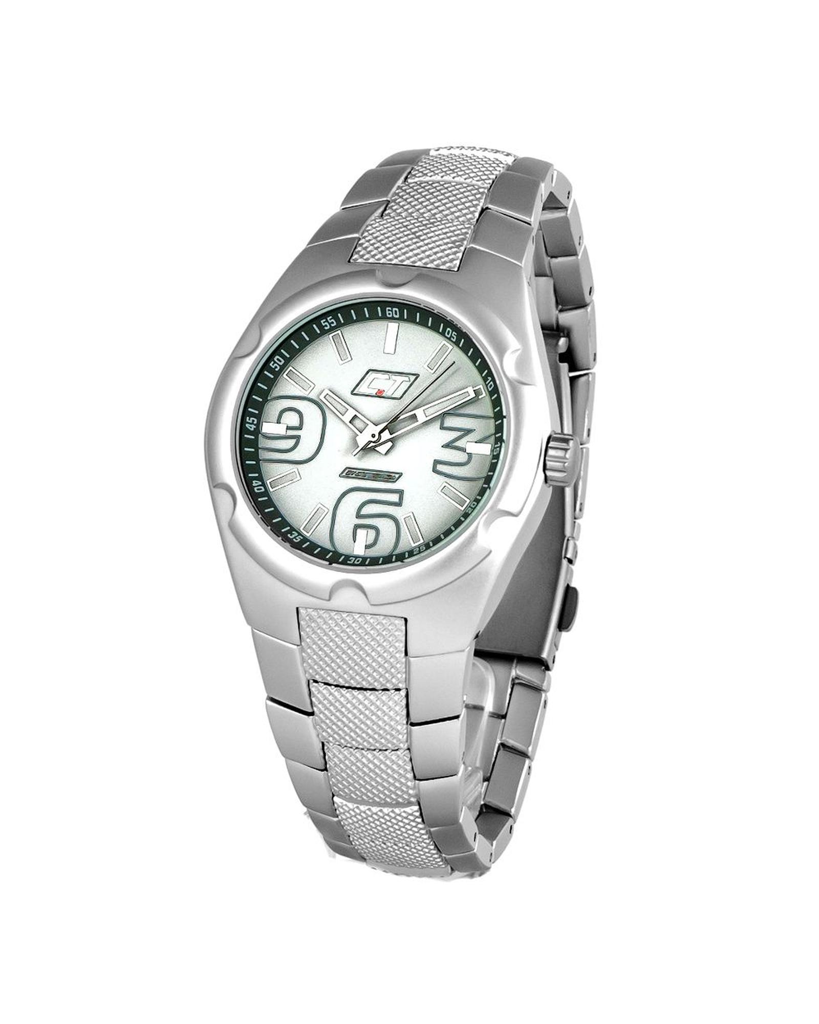 V539-CHCC7039M09MAC-202506161740-00 Chronotech Men's Silver Polycarbonate Watch - One Size - Image 1