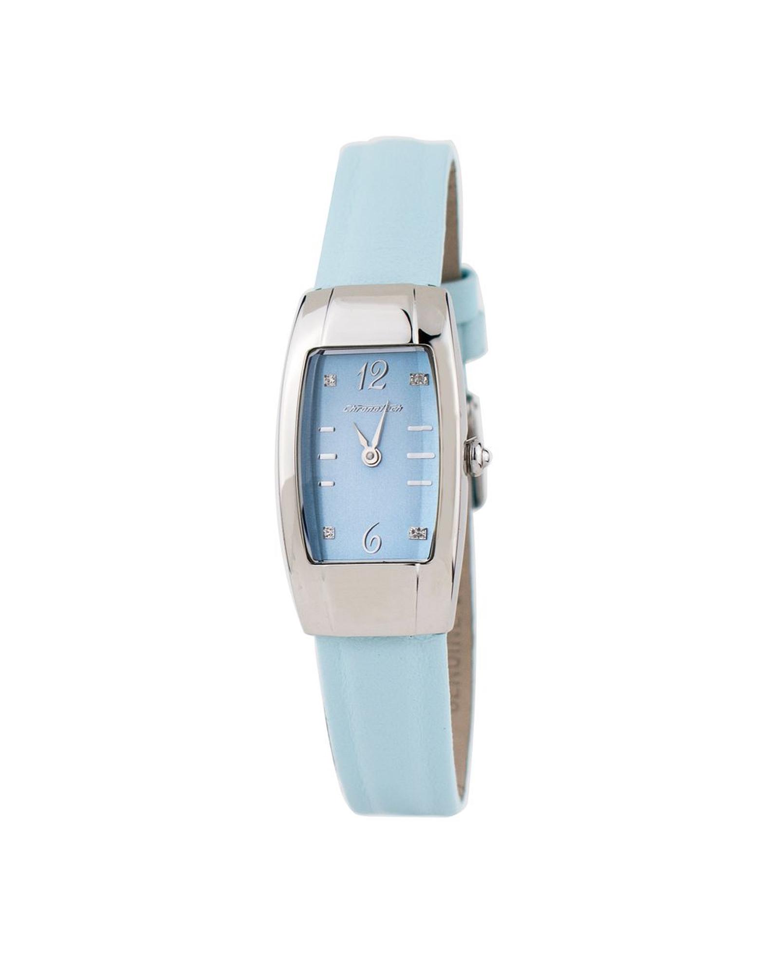 V539-CHCT2071L03AC-202506161826-00 Chronotech Women's Blue Leather Watch - One Size - Image 1
