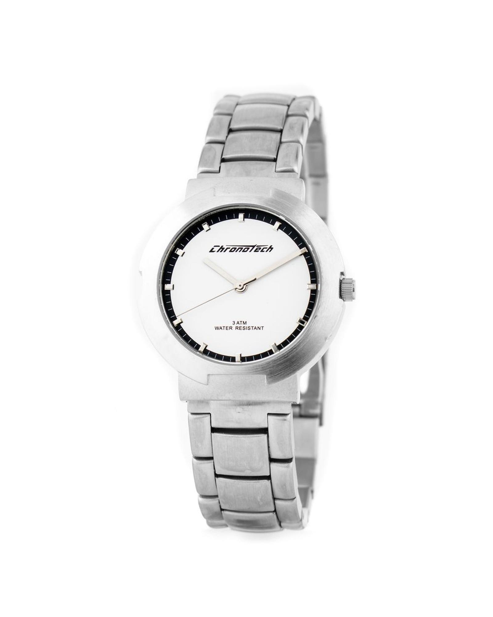 V539-CHCT645103MAC-202506161837-00 Chronotech Women's Silver Steel Watch - One Size - Image 1
