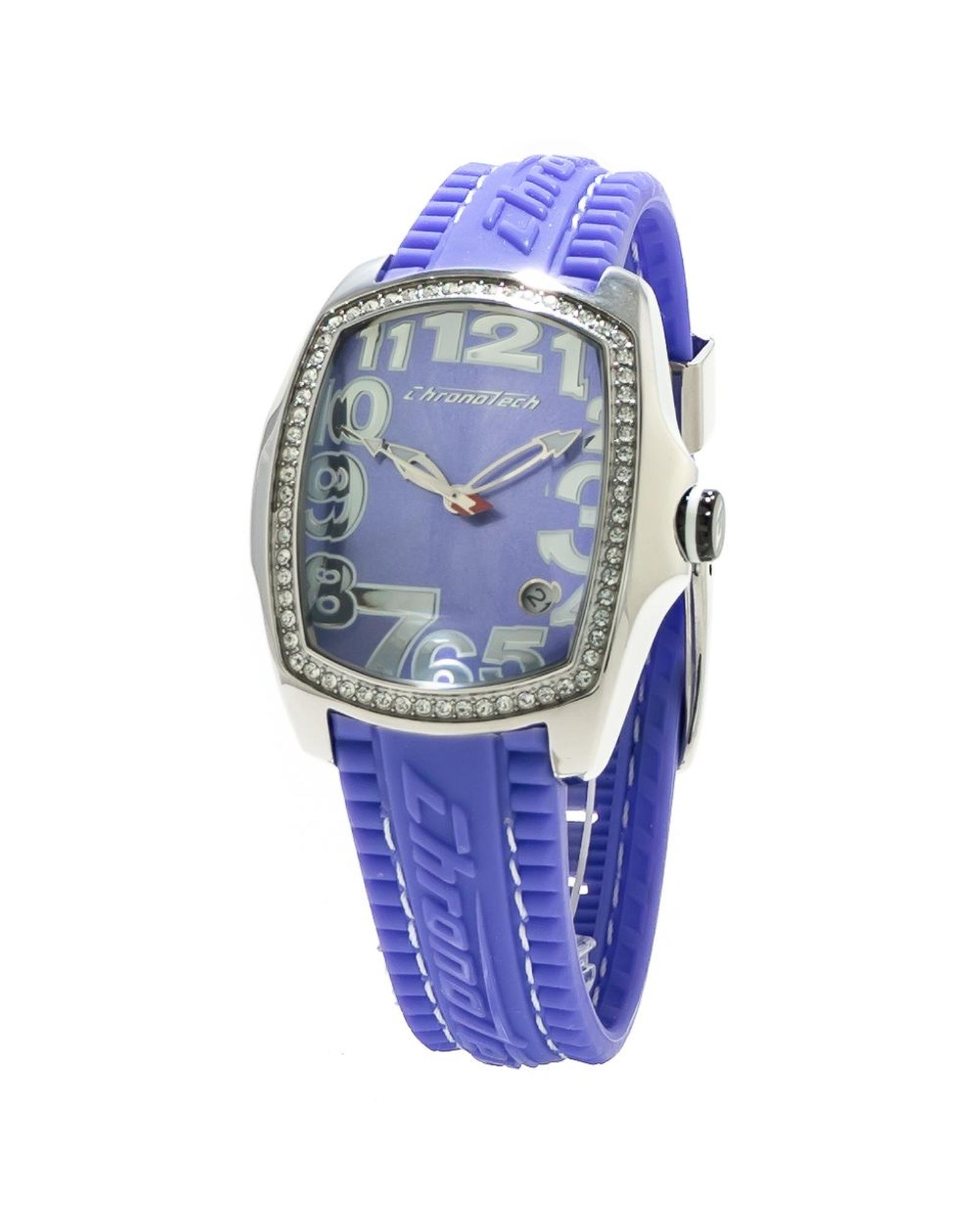 Chronotech Women's Blue Rubber Watch - One Size