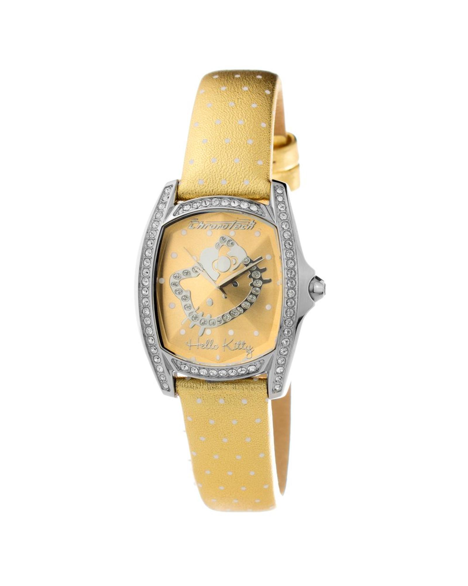 V539-CHCT7094SS44AC-202506161636-00 Chronotech Women's Gold Leather Watch - One Size - Image 1