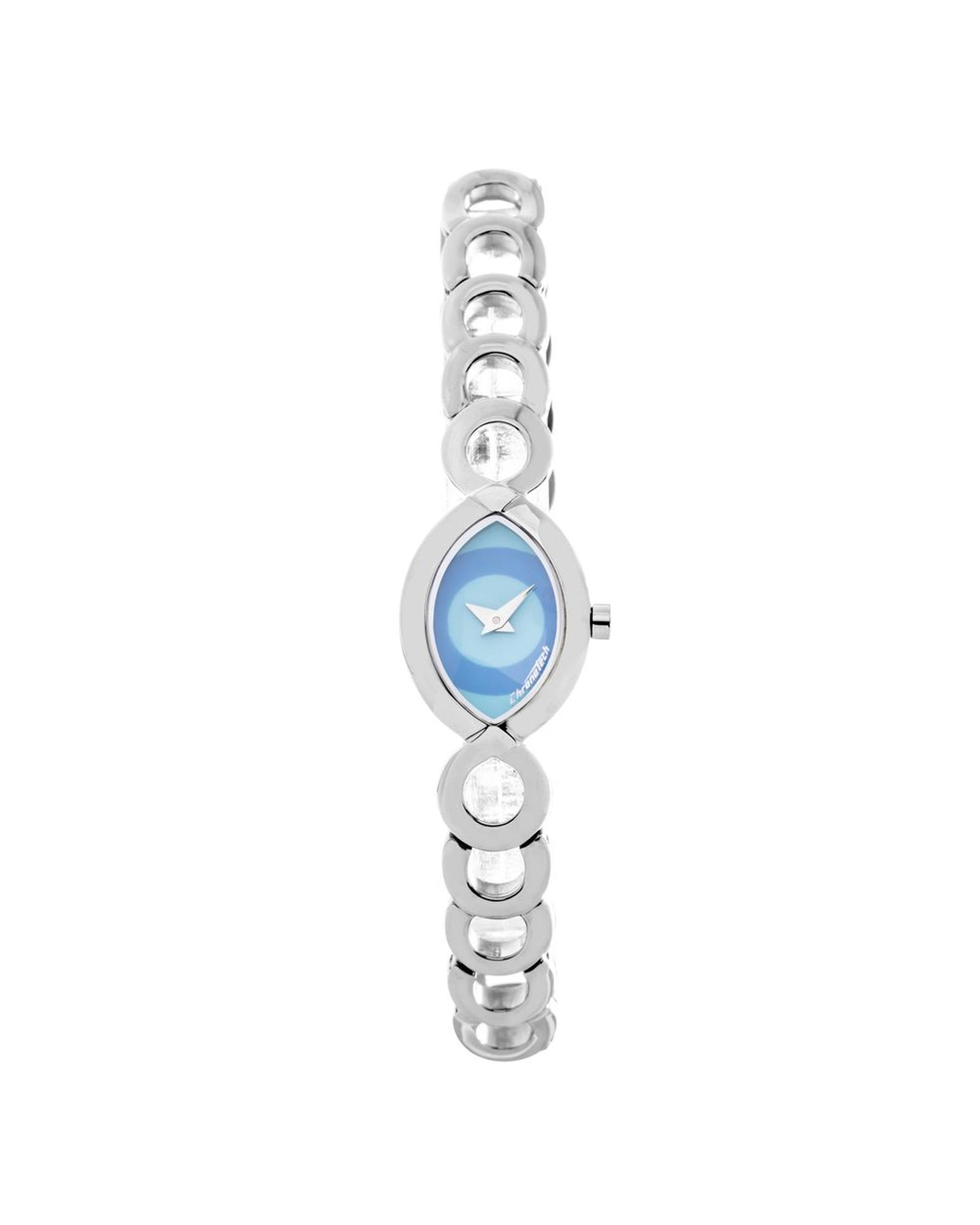 V539-CHCT7313S03MAC-202506161722-00 Chronotech Women's Silver Steel Watch - One Size - Image 1