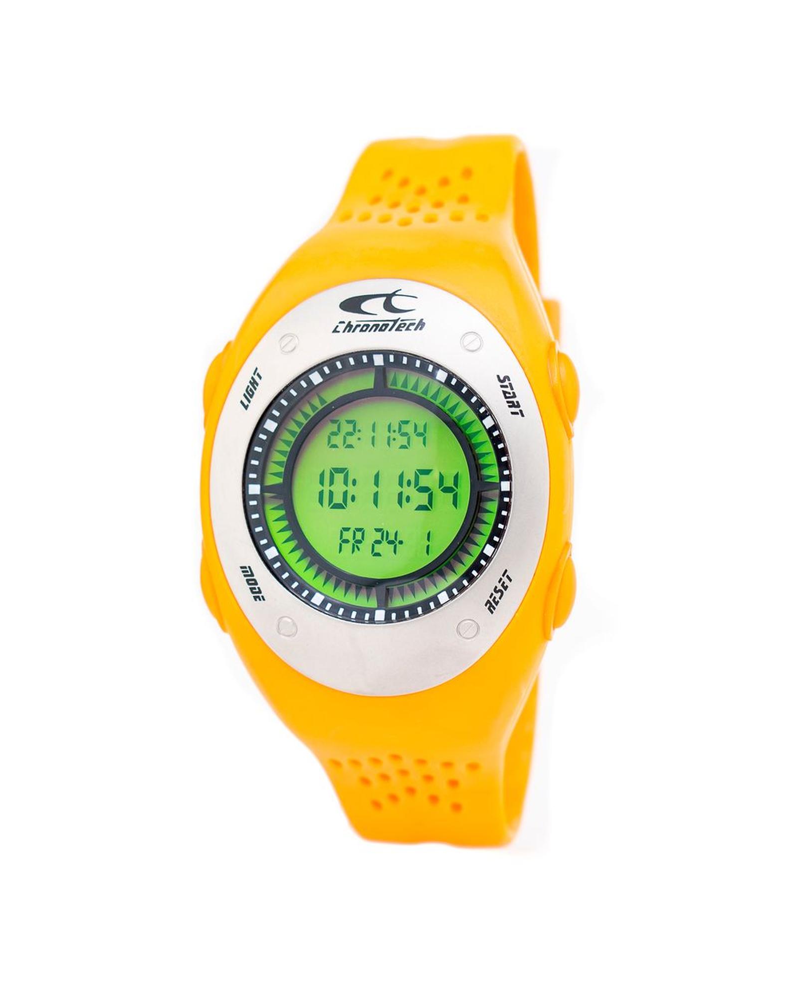 V539-CHCT732003AC-202506161722-00 Chronotech Unisex's Orange Rubber Watch - One Size - Image 1